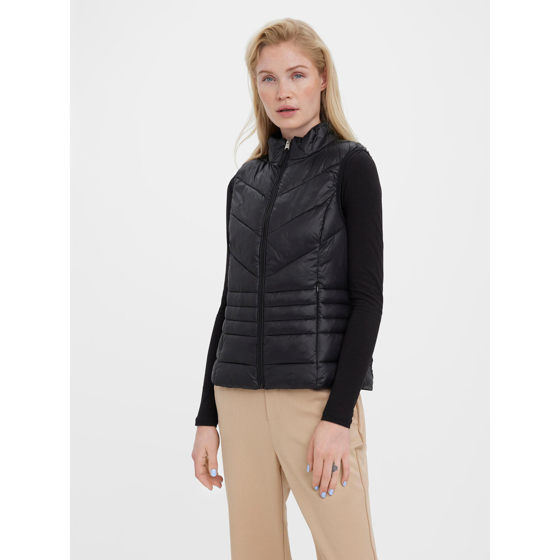 Vero Moda Елек Sorayasiv 10266966 Черен Regular Fit - Pepit.bg