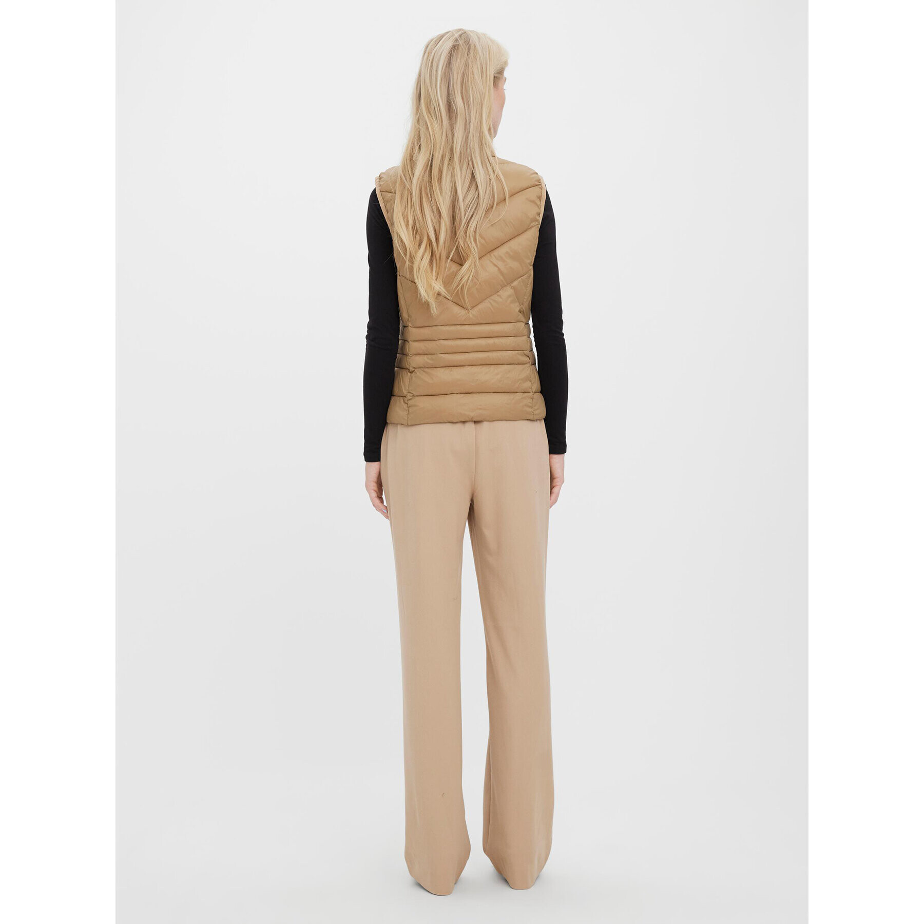 Vero Moda Елек Sorayasiv 10266966 Кафяв Regular Fit - Pepit.bg