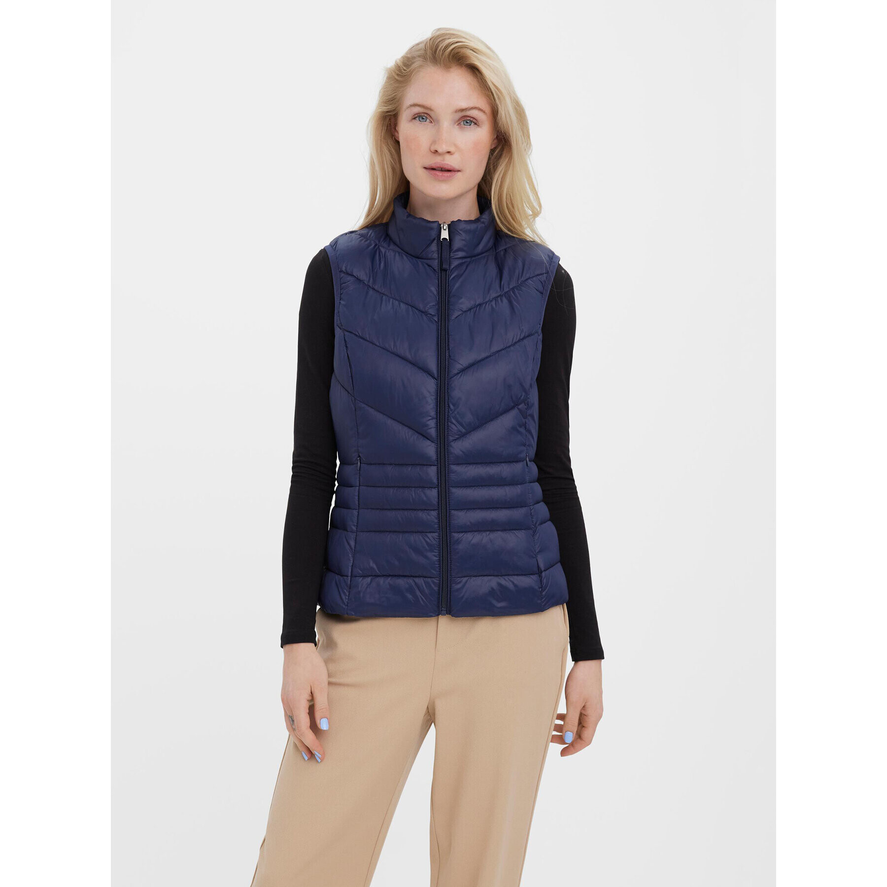Vero Moda Елек Sorayasiv 10266966 Тъмносин Regular Fit - Pepit.bg