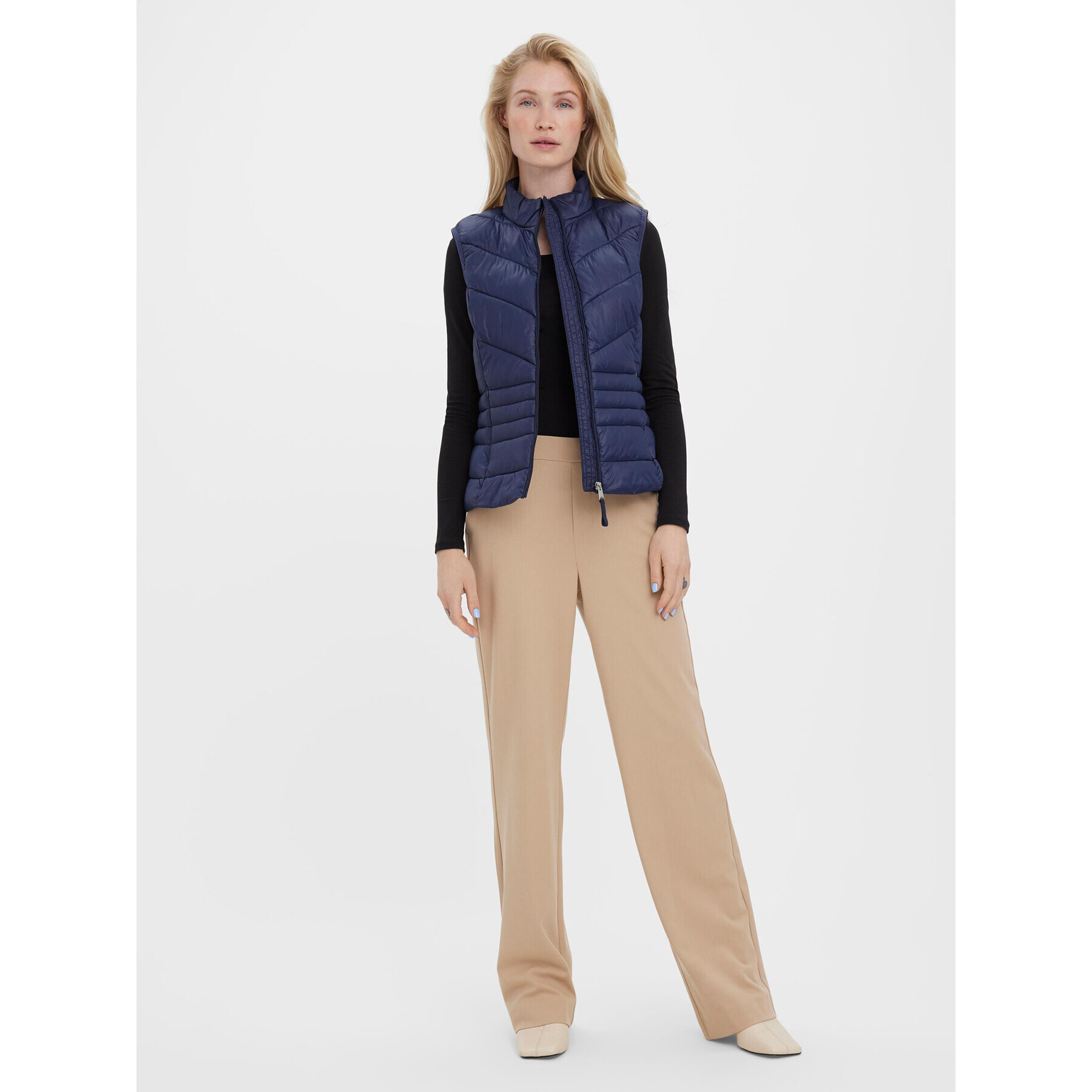 Vero Moda Елек Sorayasiv 10266966 Тъмносин Regular Fit - Pepit.bg