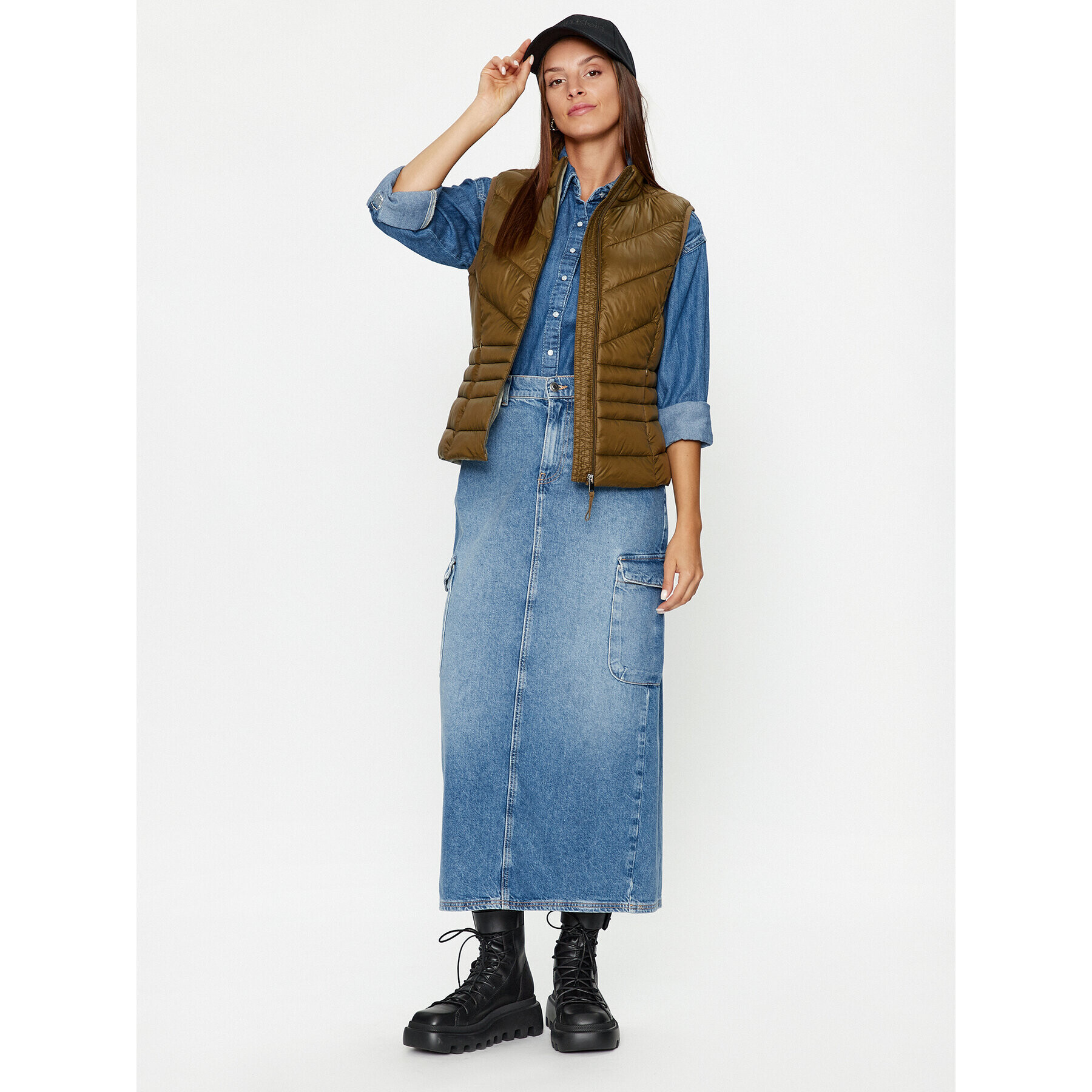 Vero Moda Елек Sorayasiv 10289449 Кафяв Regular Fit - Pepit.bg