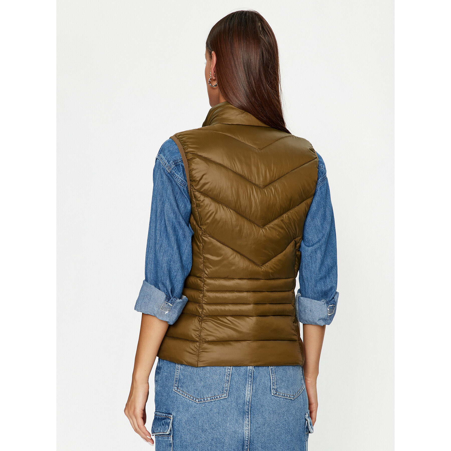 Vero Moda Елек Sorayasiv 10289449 Кафяв Regular Fit - Pepit.bg