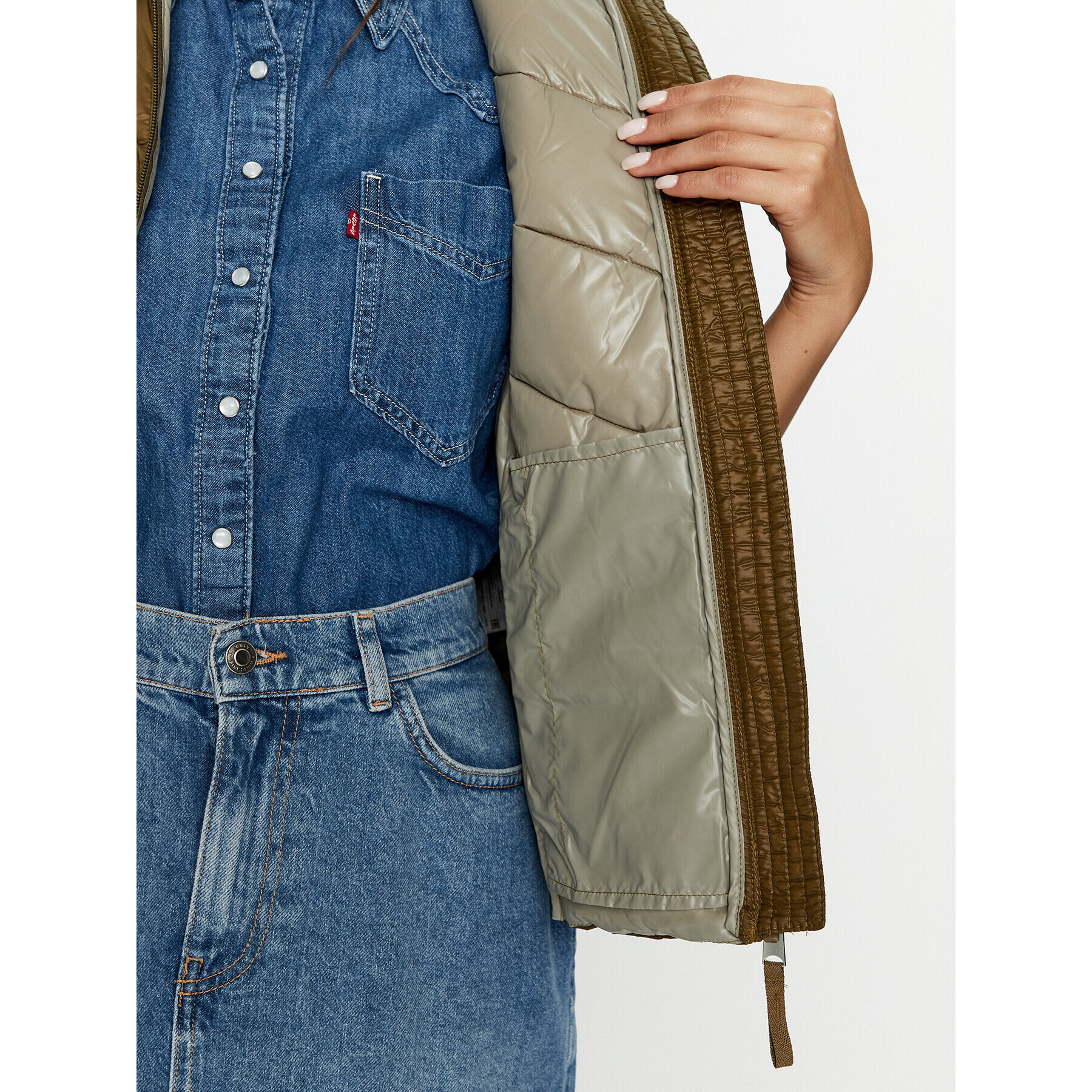 Vero Moda Елек Sorayasiv 10289449 Кафяв Regular Fit - Pepit.bg