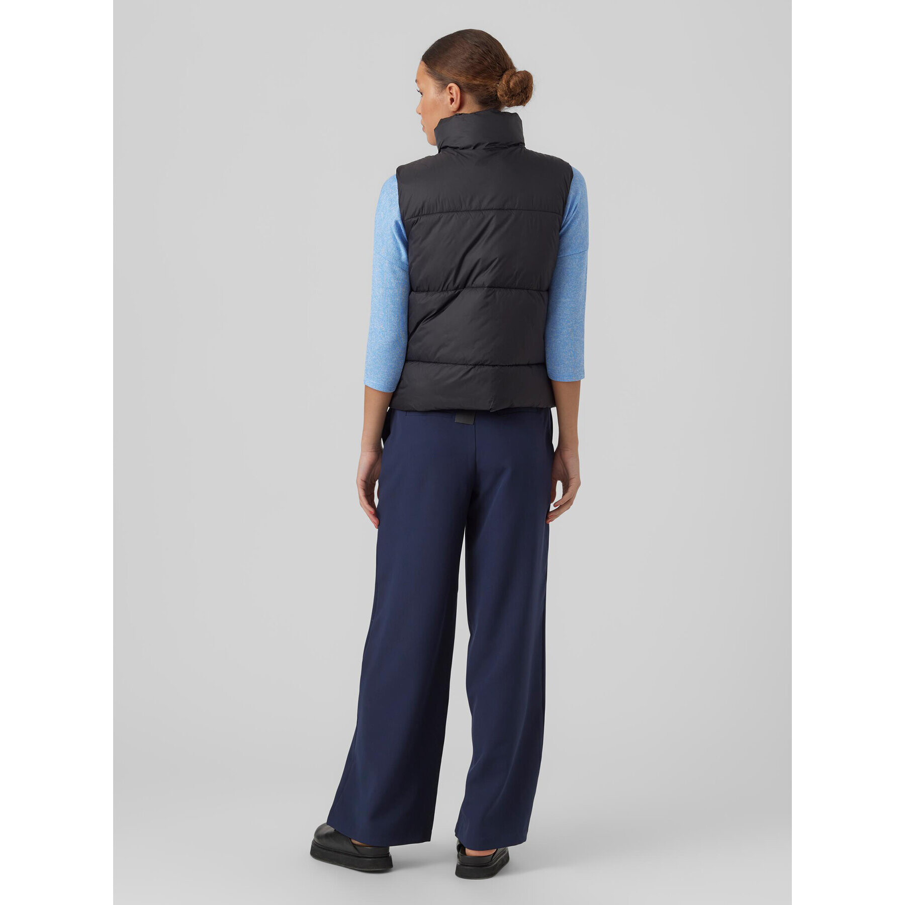Vero Moda Елек Uppsala 10281432 Черен Regular Fit - Pepit.bg