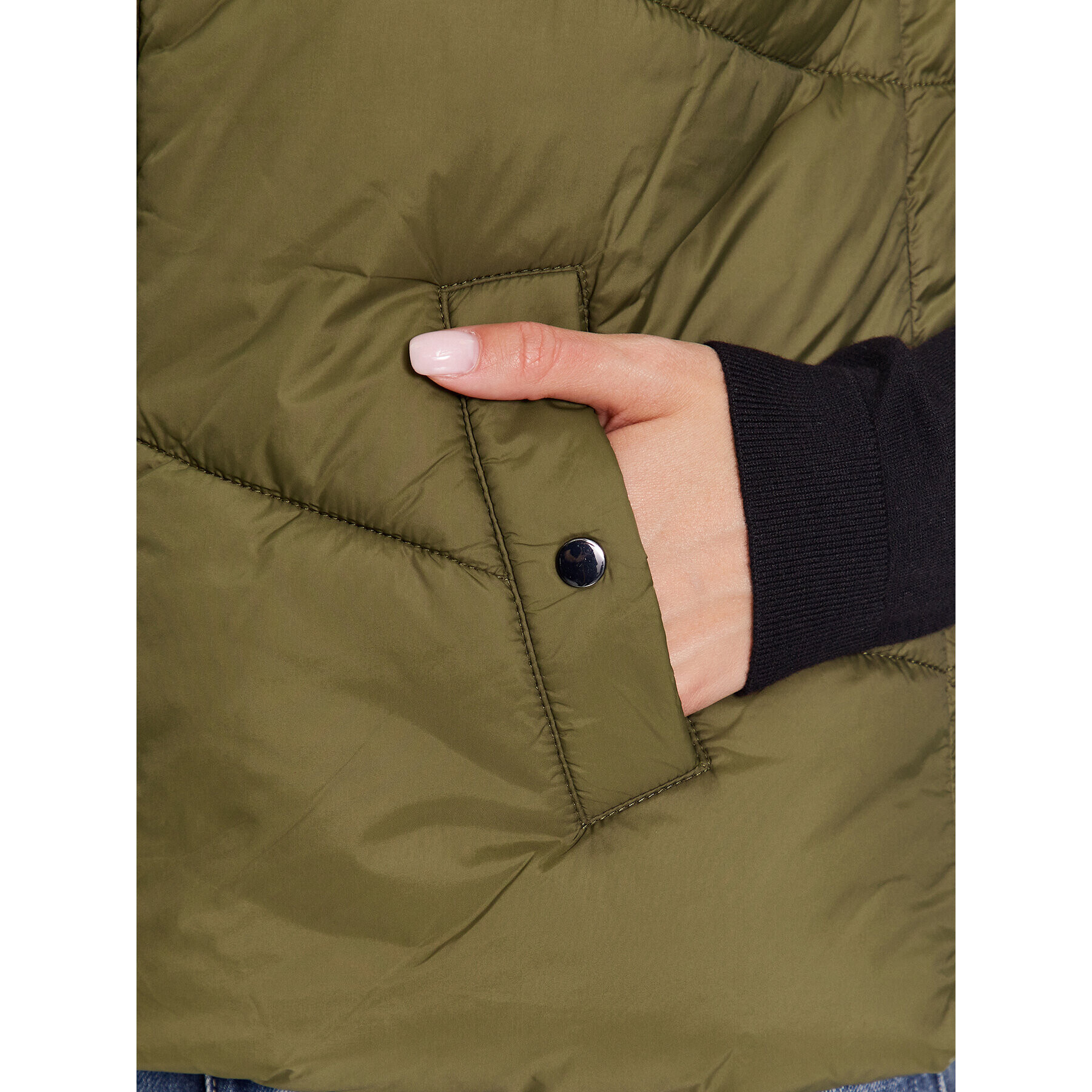 Vero Moda Елек Uppsala 10281432 Зелен Regular Fit - Pepit.bg