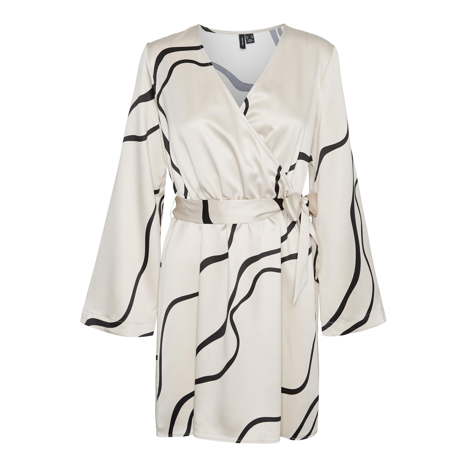 Vero Moda Ежедневна рокля 10295426 Екрю Regular Fit - Pepit.bg