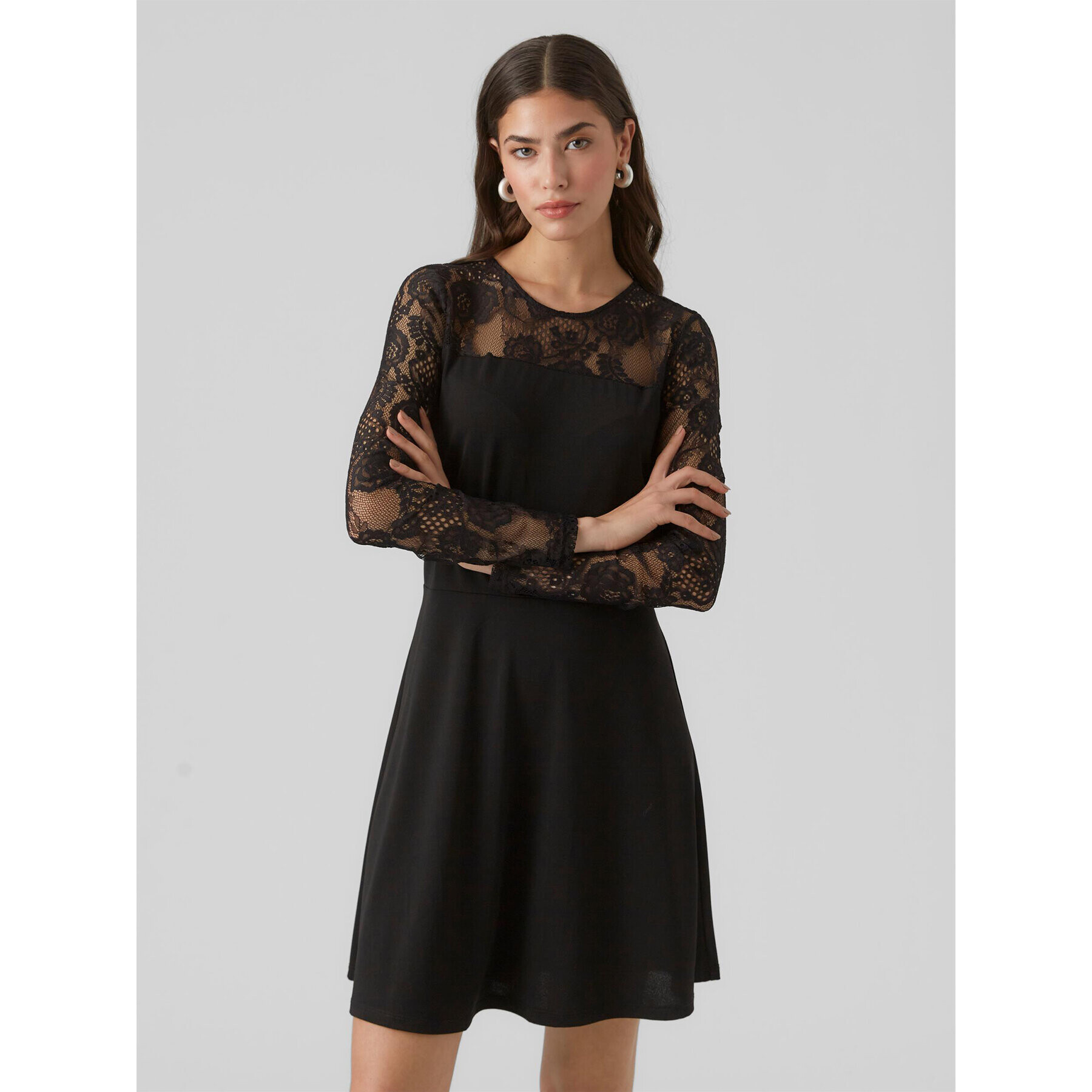 Vero Moda Ежедневна рокля 10296124 Черен Regular Fit - Pepit.bg