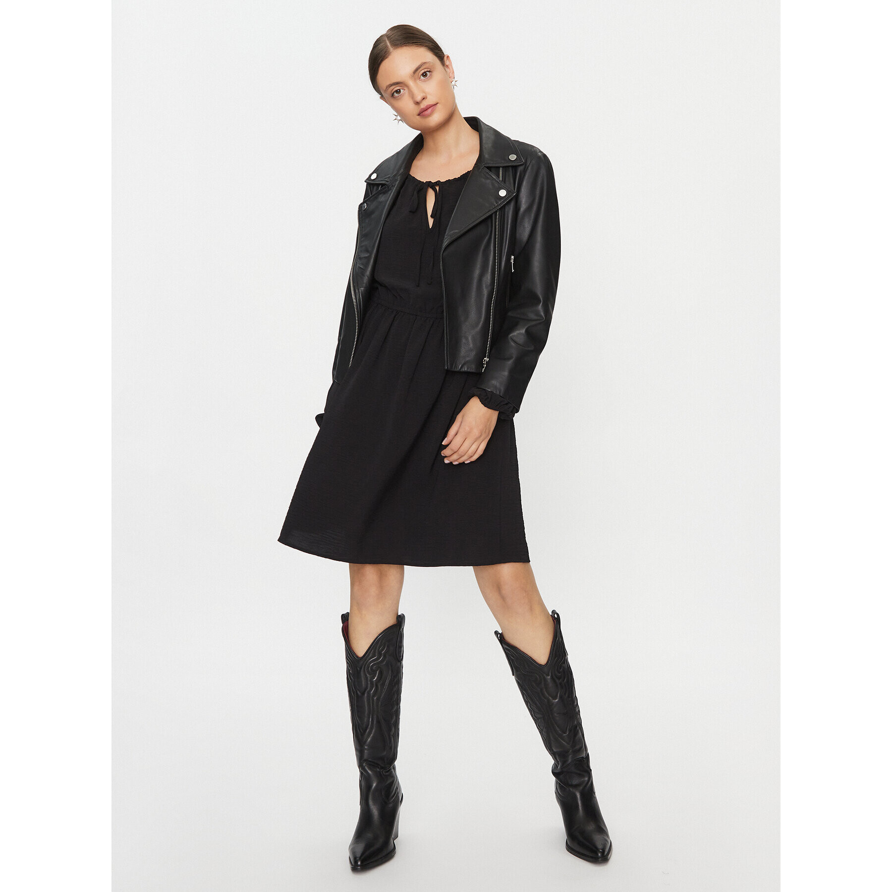 Vero Moda Ежедневна рокля 10302545 Черен Regular Fit - Pepit.bg