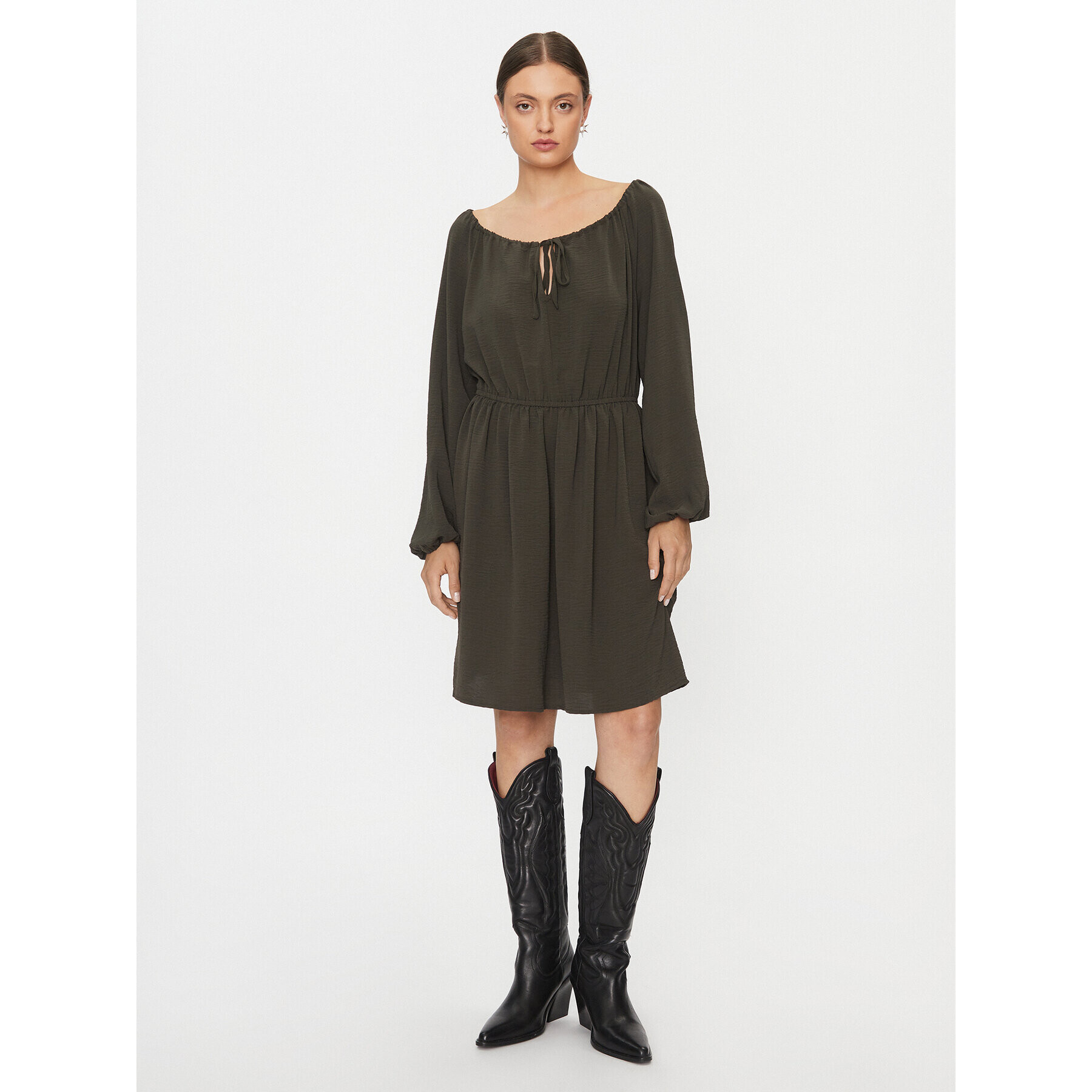 Vero Moda Ежедневна рокля 10302545 Зелен Regular Fit - Pepit.bg