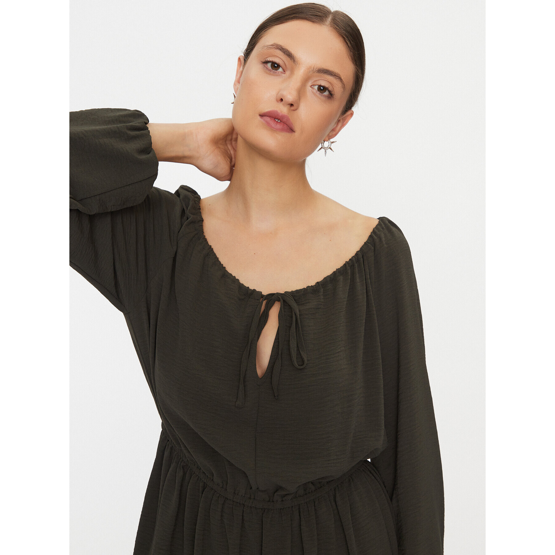 Vero Moda Ежедневна рокля 10302545 Зелен Regular Fit - Pepit.bg