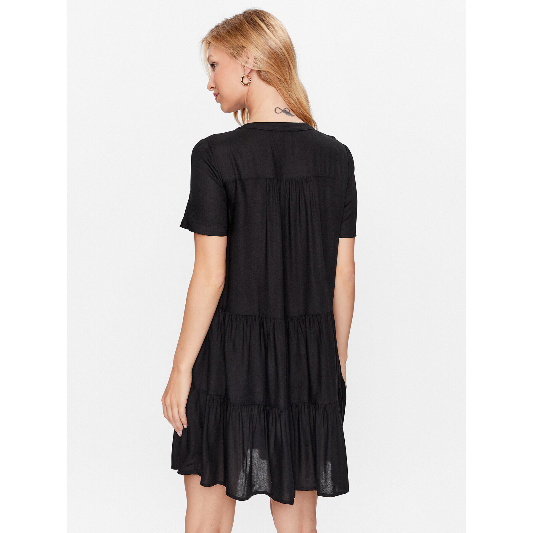 Vero Moda Ежедневна рокля Bumpy 10286520 Черен Regular Fit - Pepit.bg