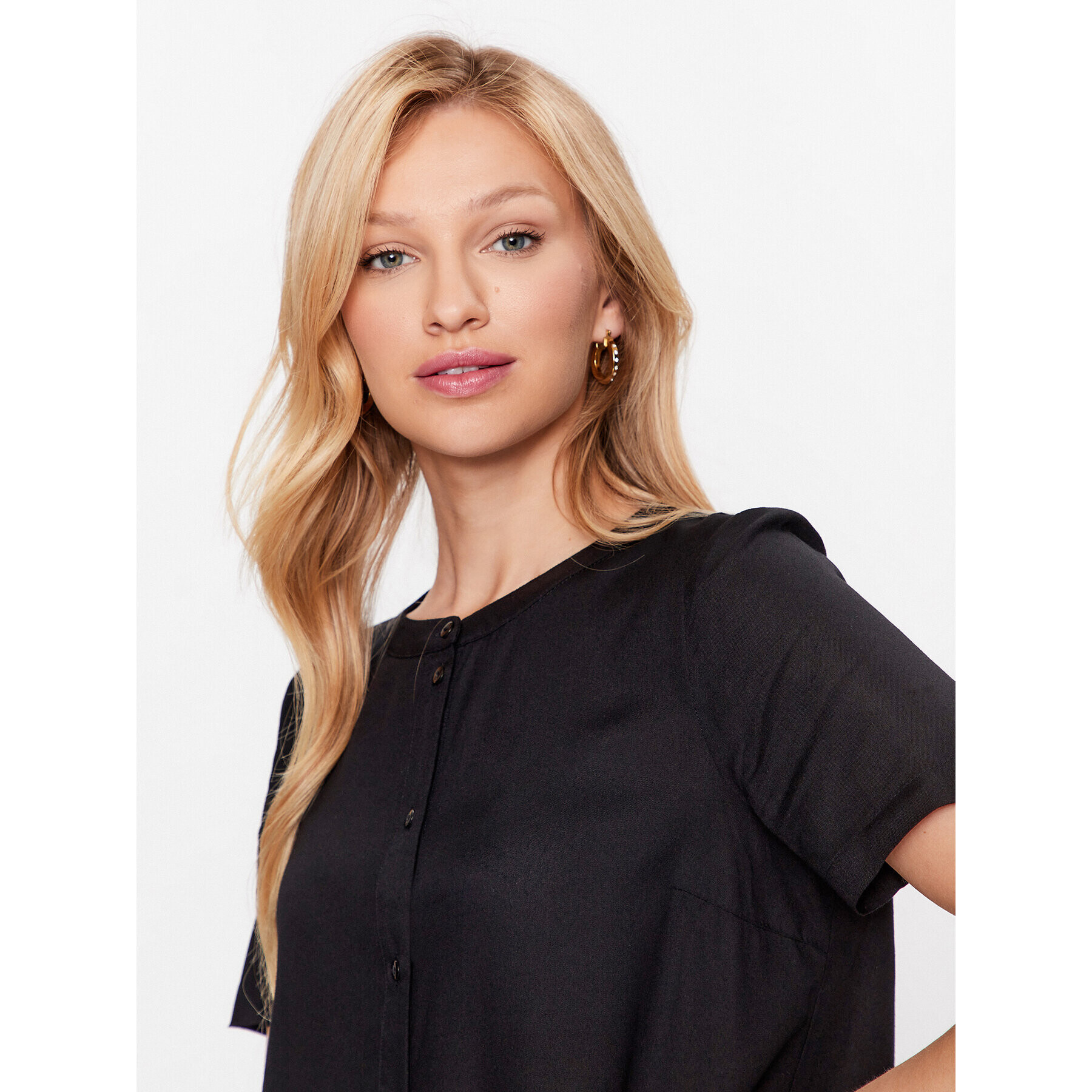 Vero Moda Ежедневна рокля Bumpy 10286520 Черен Regular Fit - Pepit.bg
