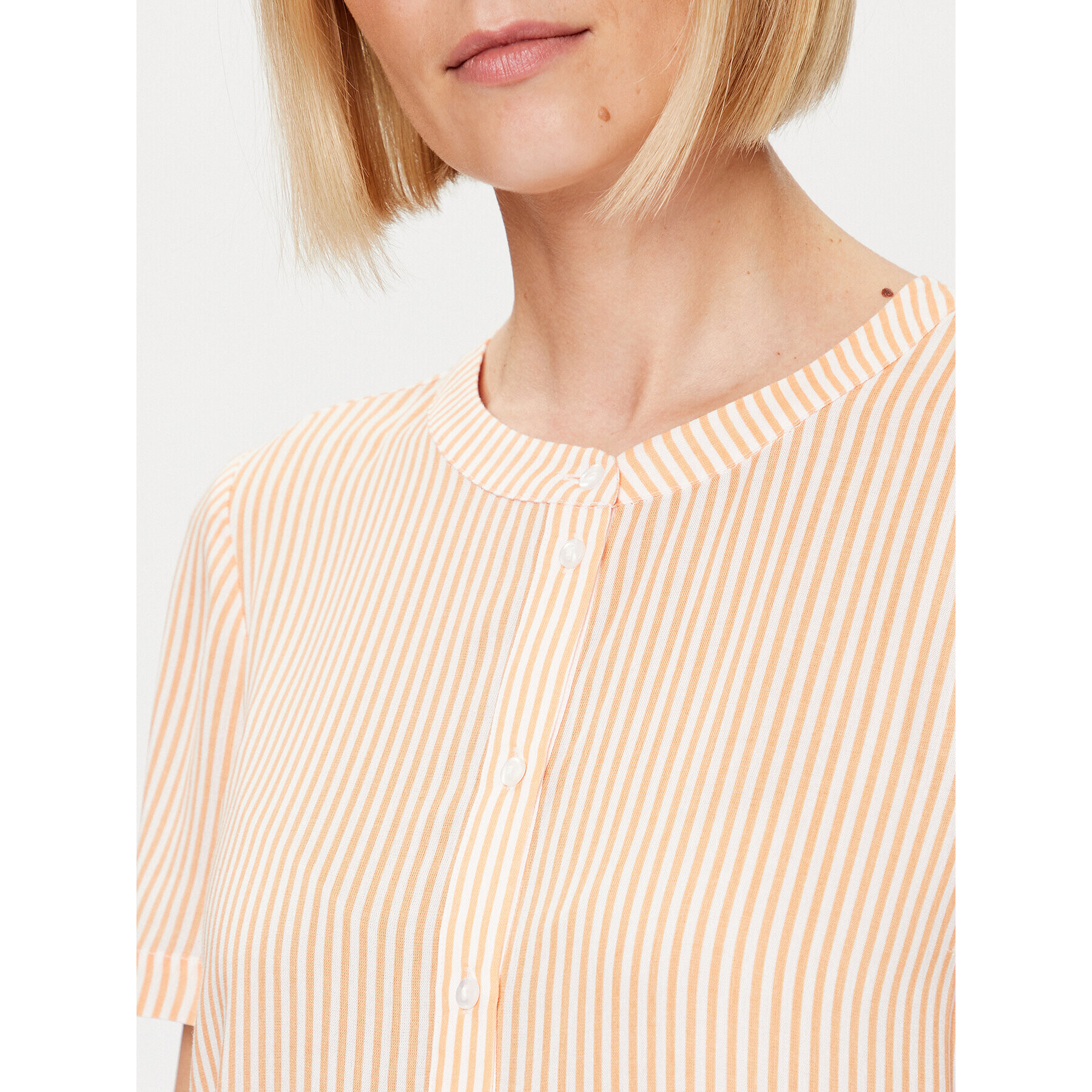Vero Moda Ежедневна рокля Bumpy 10286520 Оранжев Regular Fit - Pepit.bg
