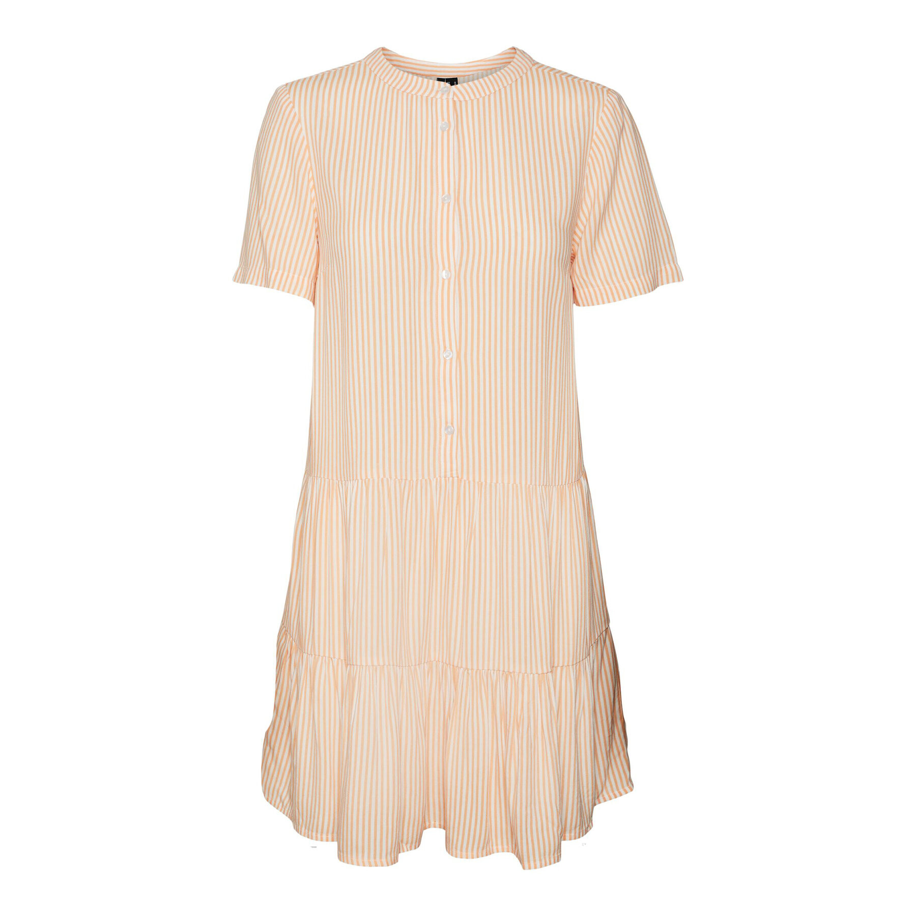 Vero Moda Ежедневна рокля Bumpy 10286520 Оранжев Regular Fit - Pepit.bg