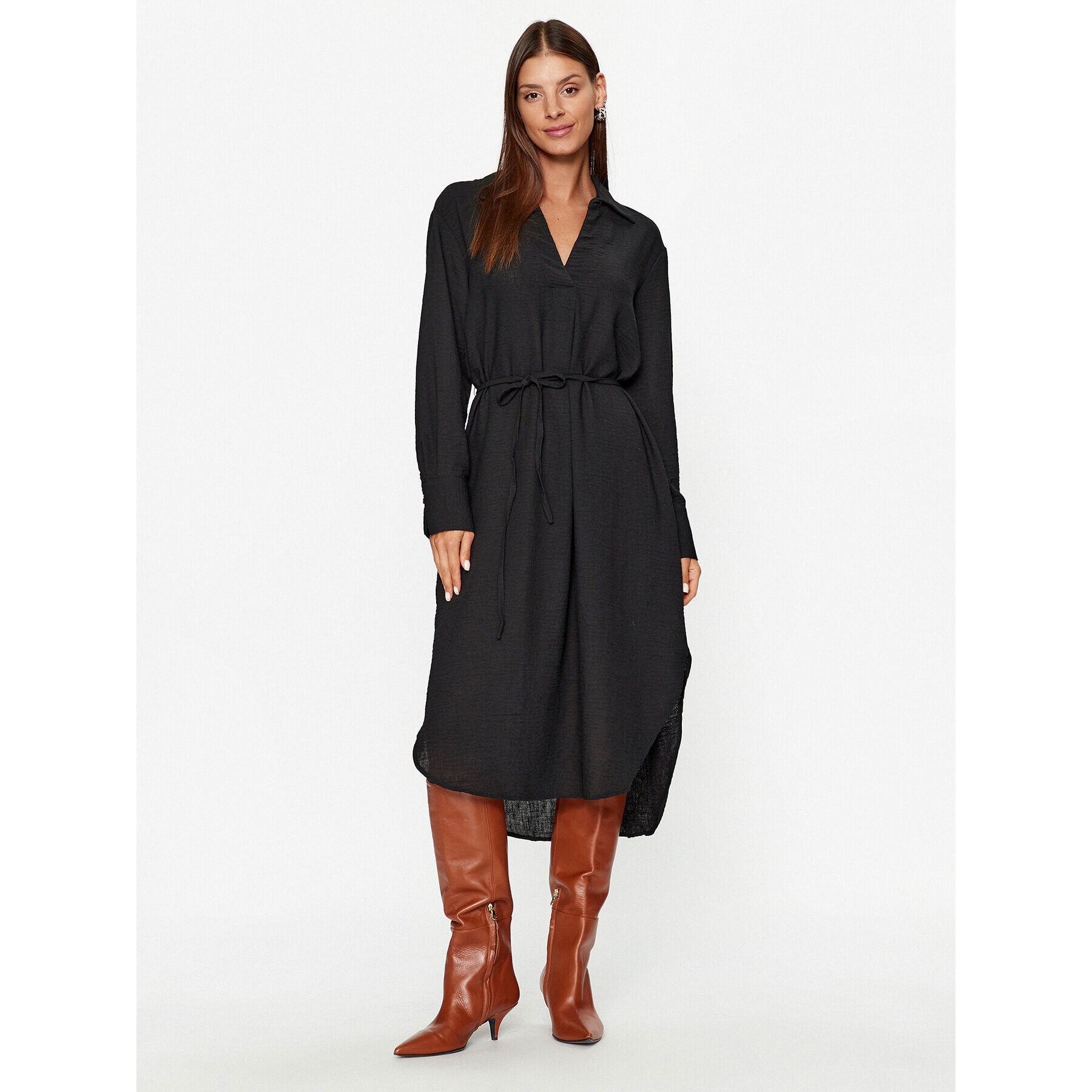 Vero Moda Ежедневна рокля Chris 10292485 Черен Regular Fit - Pepit.bg