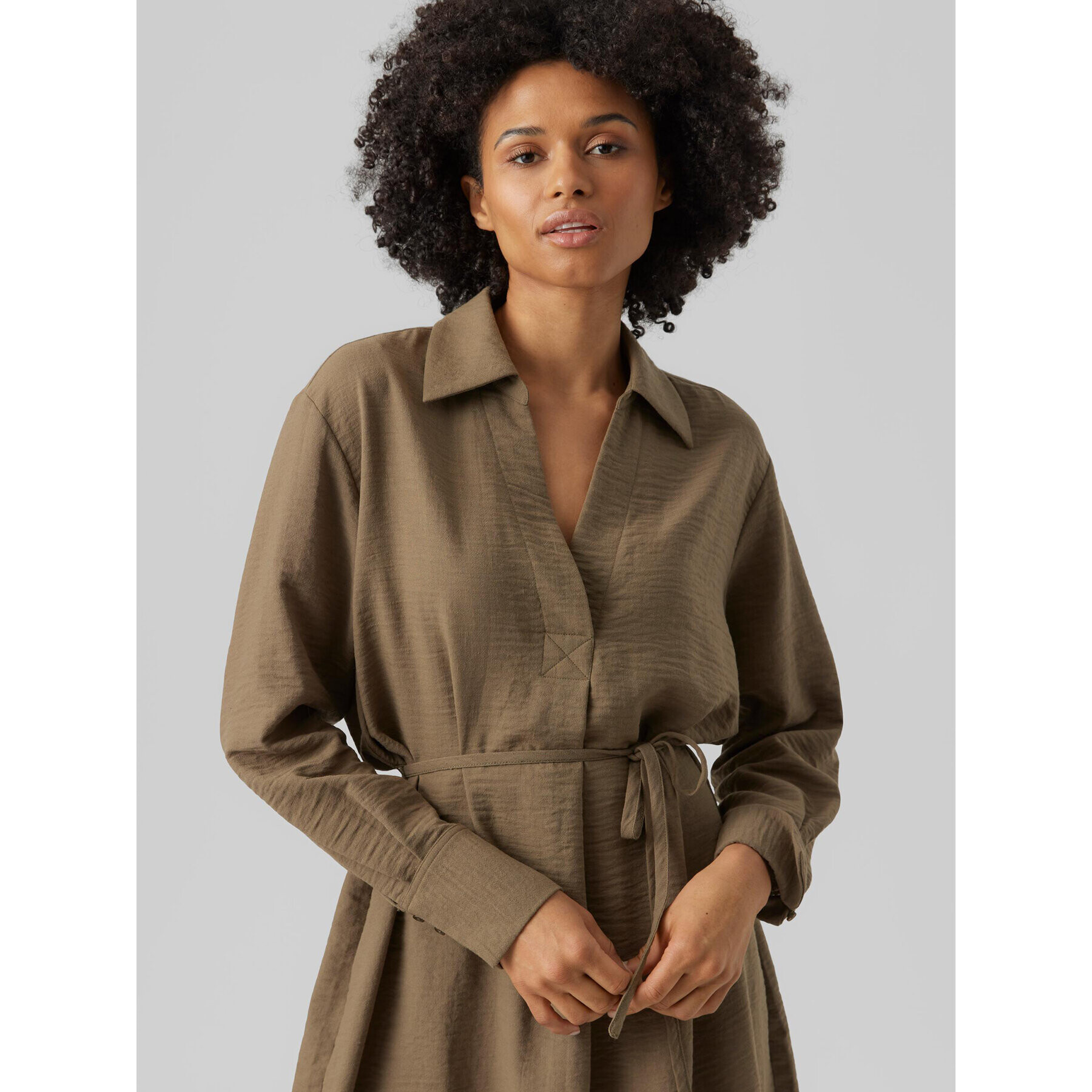 Vero Moda Ежедневна рокля Chris 10292485 Зелен Regular Fit - Pepit.bg