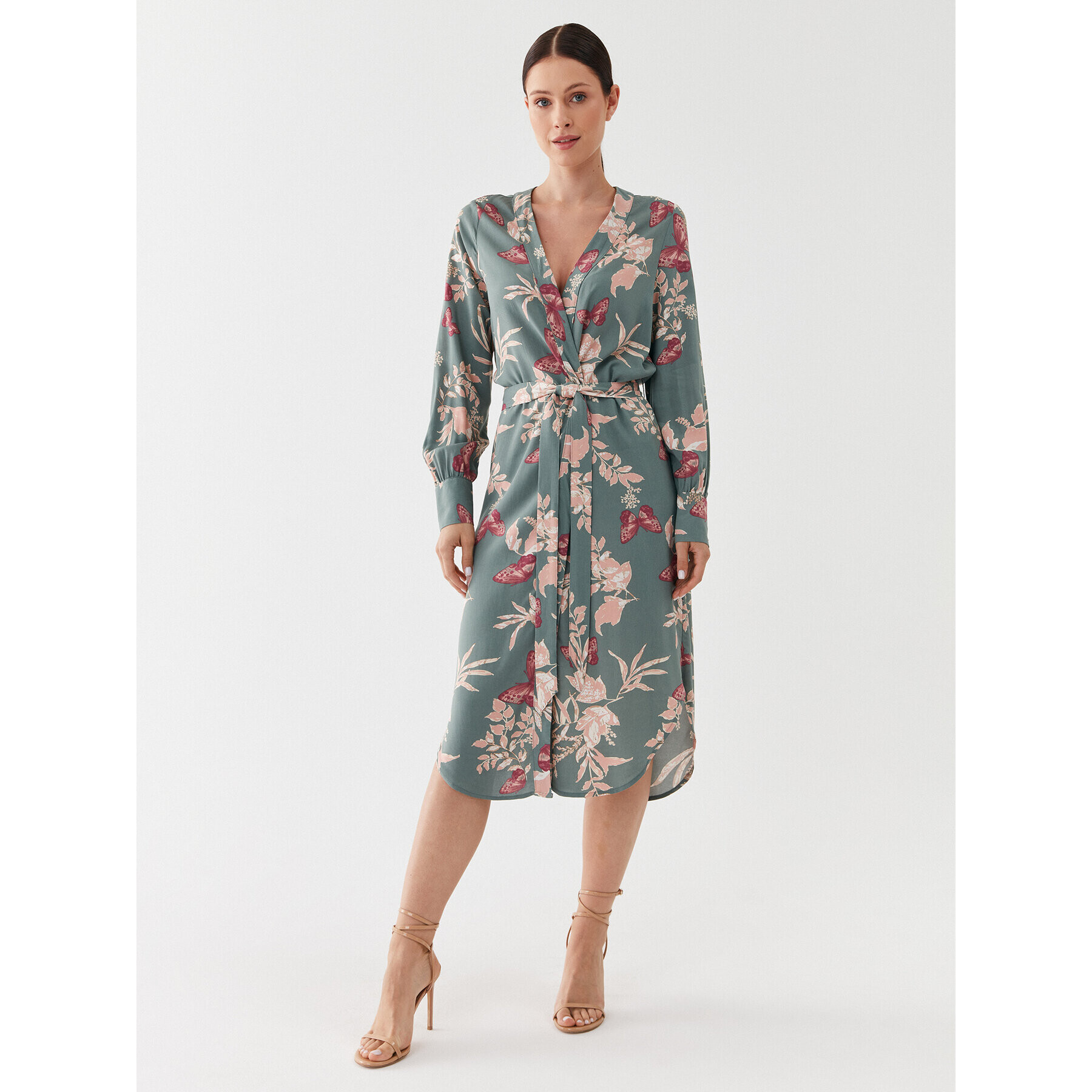 Vero Moda Ежедневна рокля Easy Laurel 10297341 Зелен Regular Fit - Pepit.bg