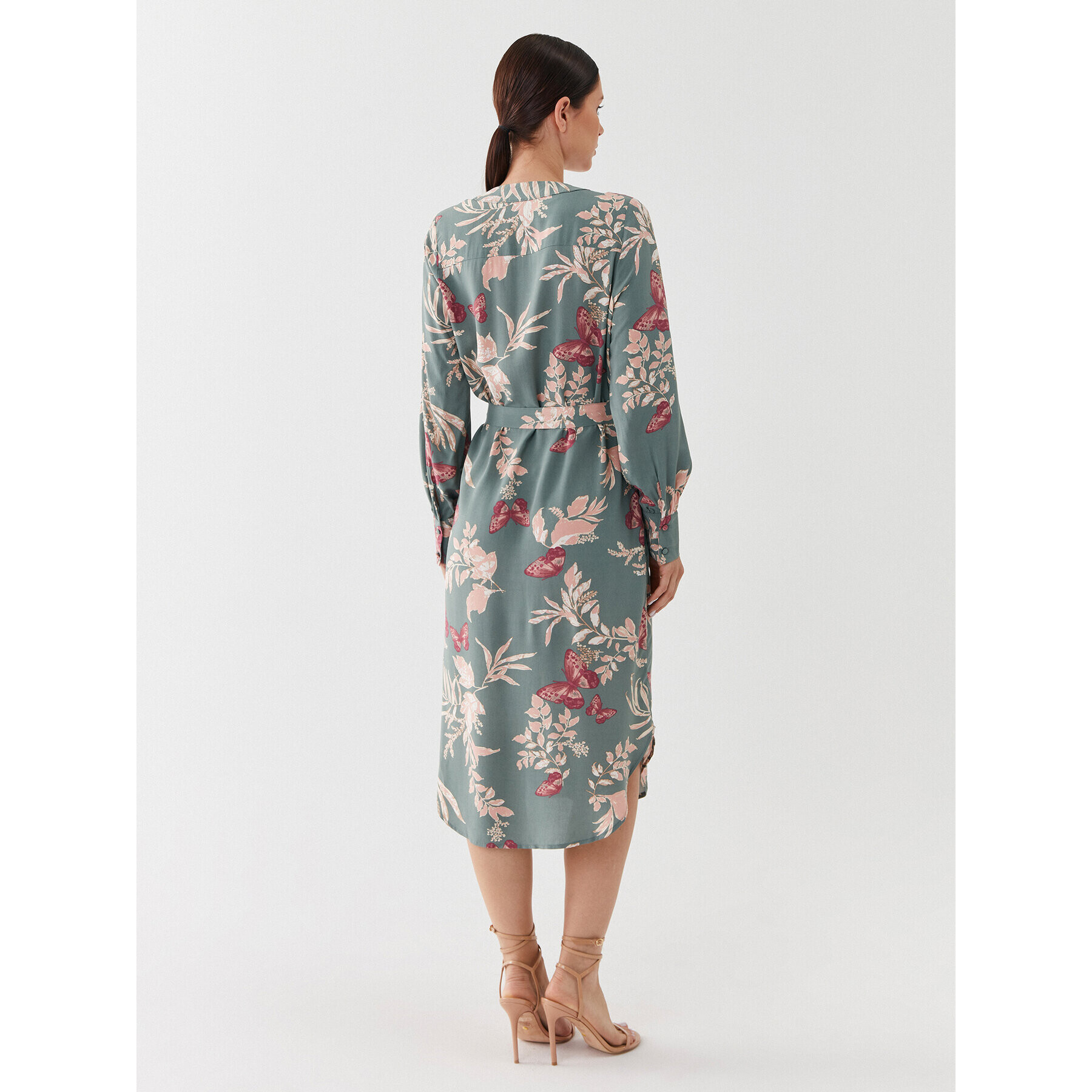 Vero Moda Ежедневна рокля Easy Laurel 10297341 Зелен Regular Fit - Pepit.bg