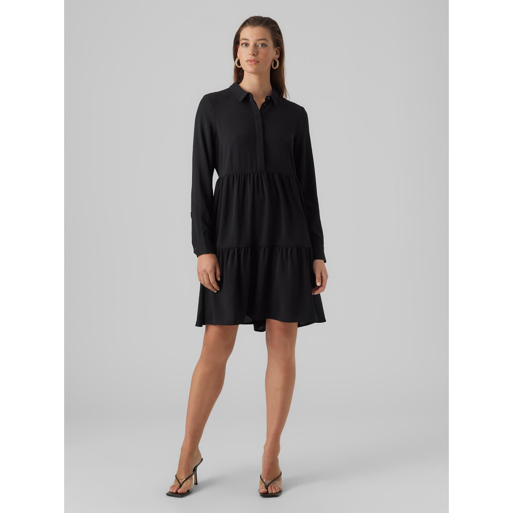 Vero Moda Ежедневна рокля Inge 10293730 Черен Regular Fit - Pepit.bg