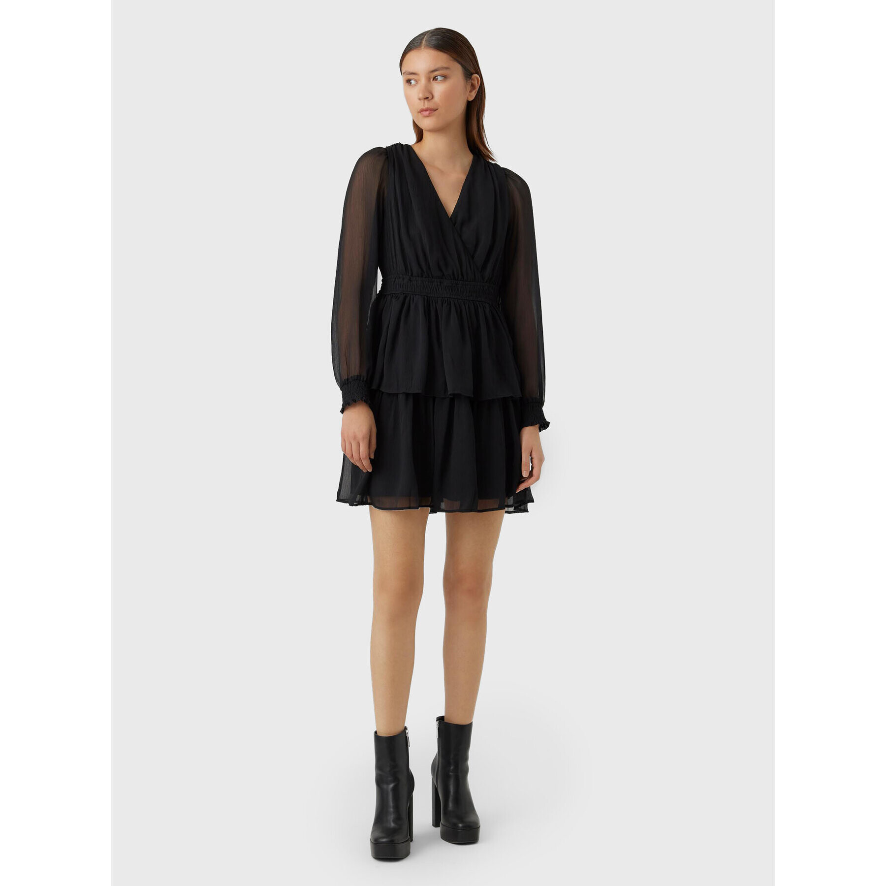 Vero Moda Ежедневна рокля Kaya 10278648 Черен Regular Fit - Pepit.bg