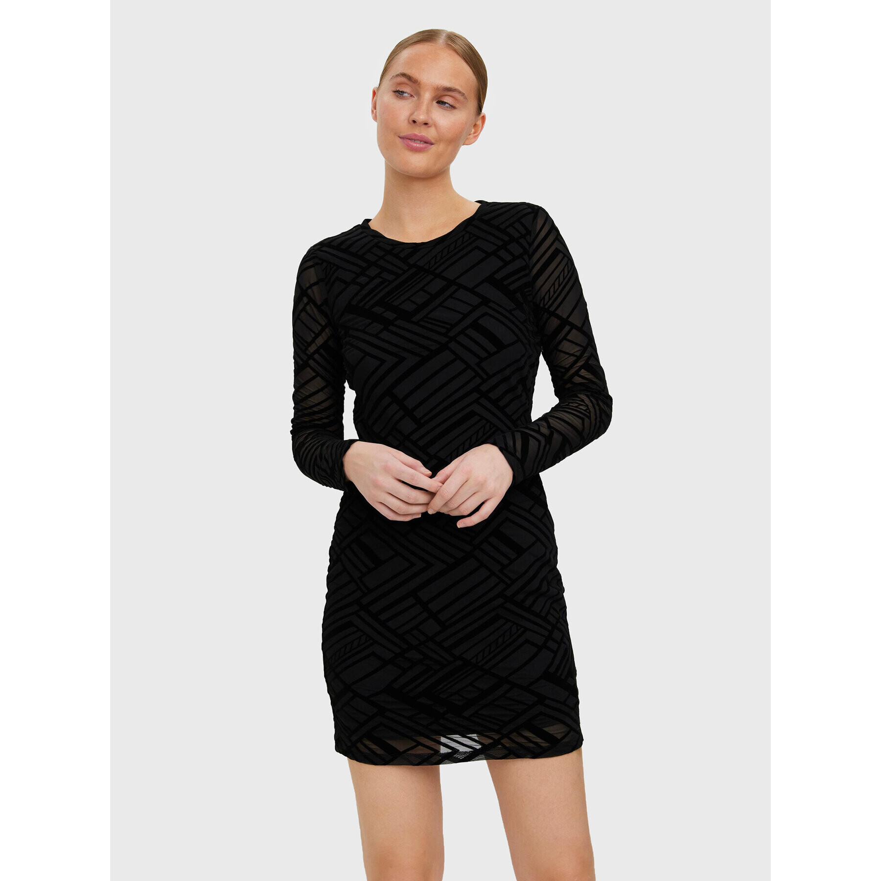 Vero Moda Ежедневна рокля Koko 10278001 Черен Regular Fit - Pepit.bg