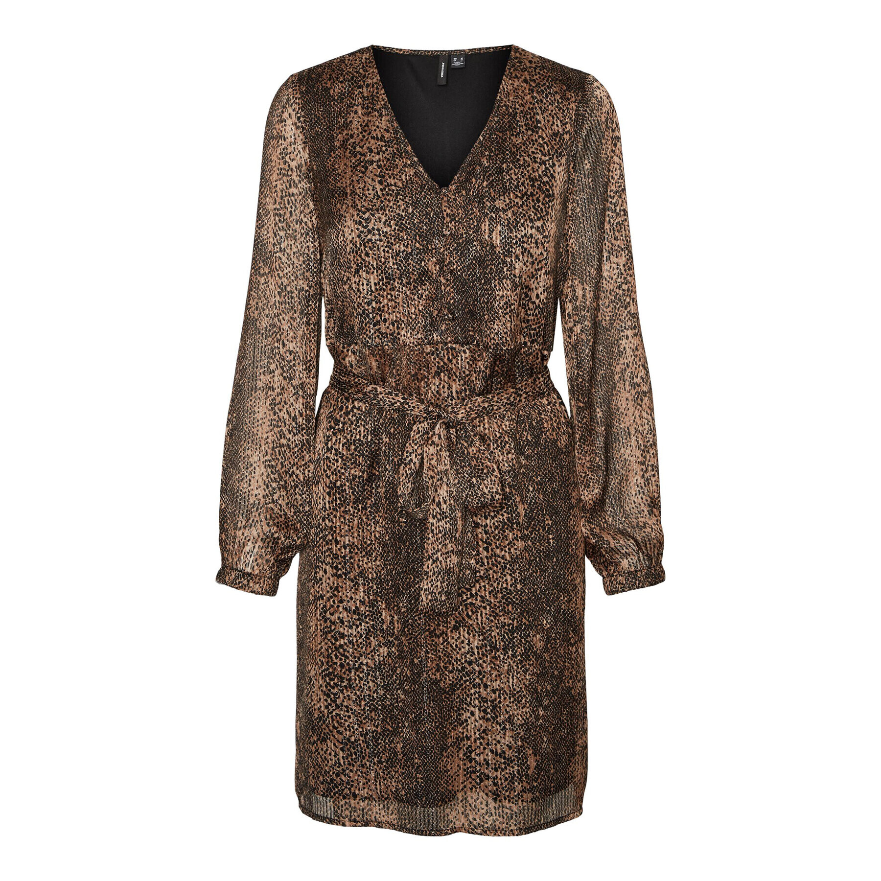 Vero Moda Ежедневна рокля Nala 10278775 Кафяв Regular Fit - Pepit.bg