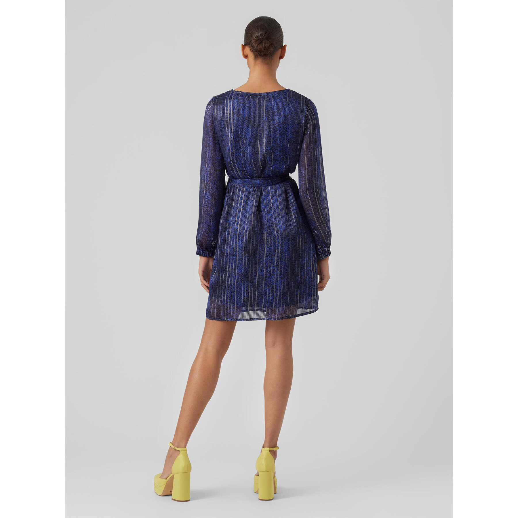 Vero Moda Ежедневна рокля Nala 10278775 Тъмносин Regular Fit - Pepit.bg