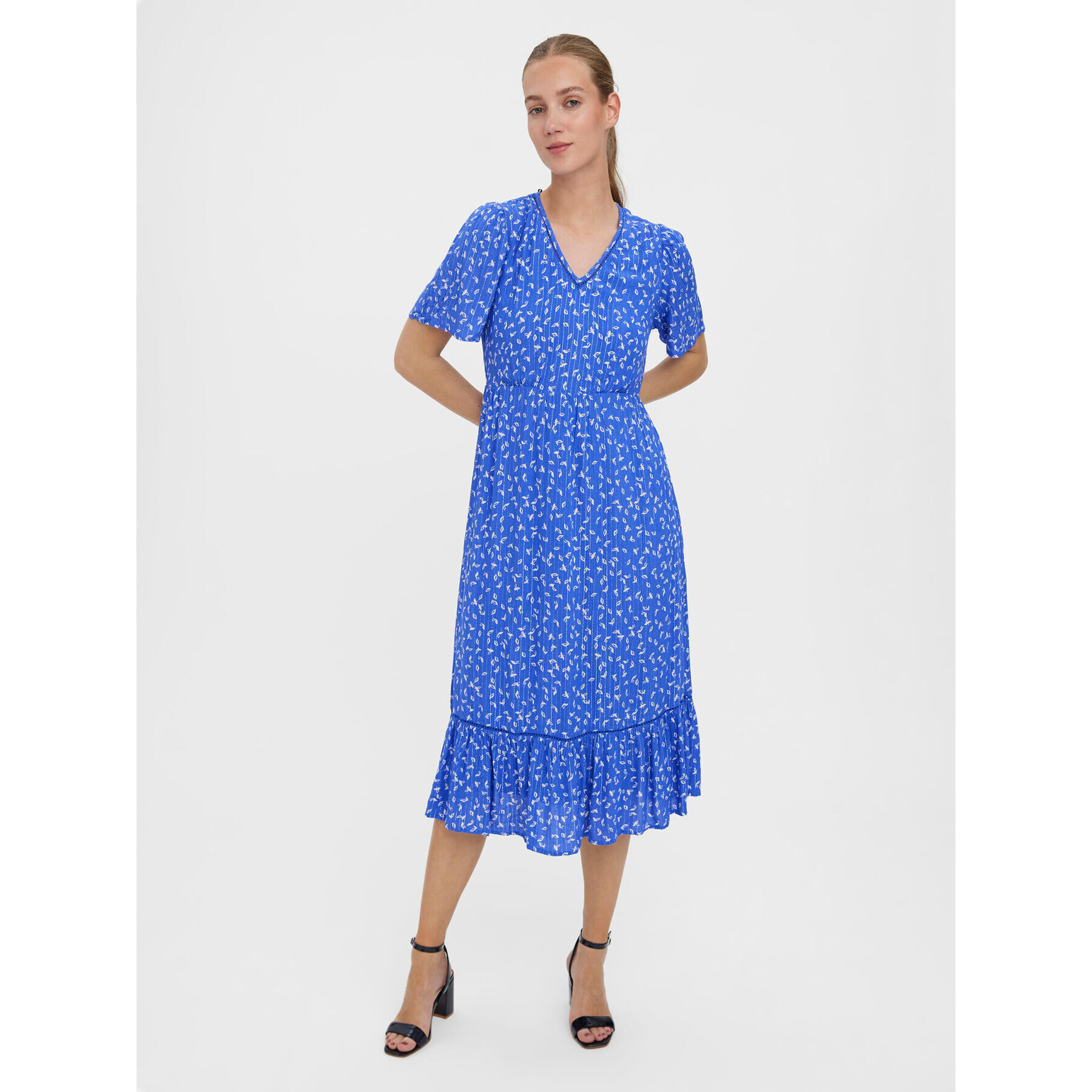 Vero Moda Ежедневна рокля Tirza 10268776 Син Regular Fit - Pepit.bg