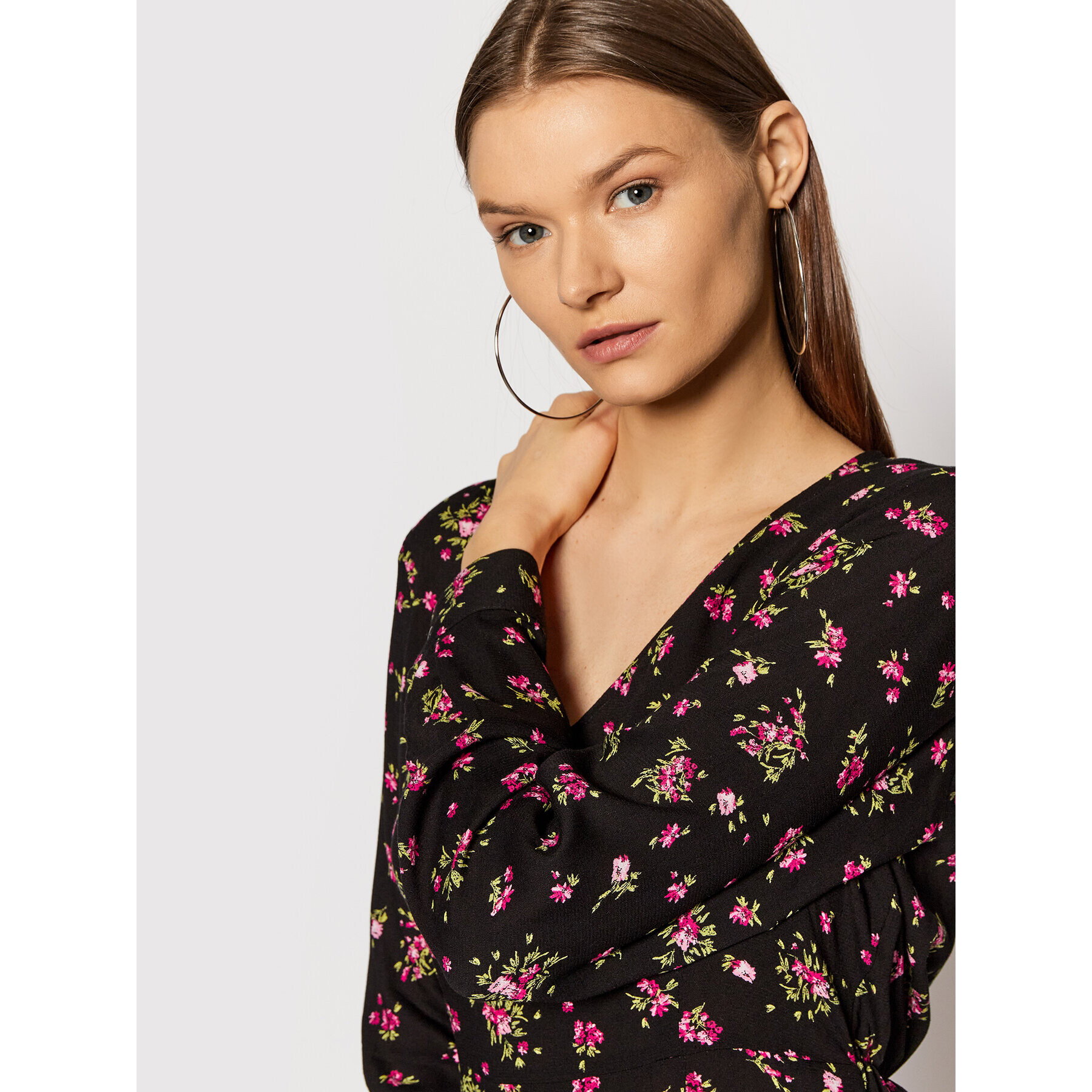 Vero Moda Ежедневна рокля Anna 10258172 Черен Regular Fit - Pepit.bg