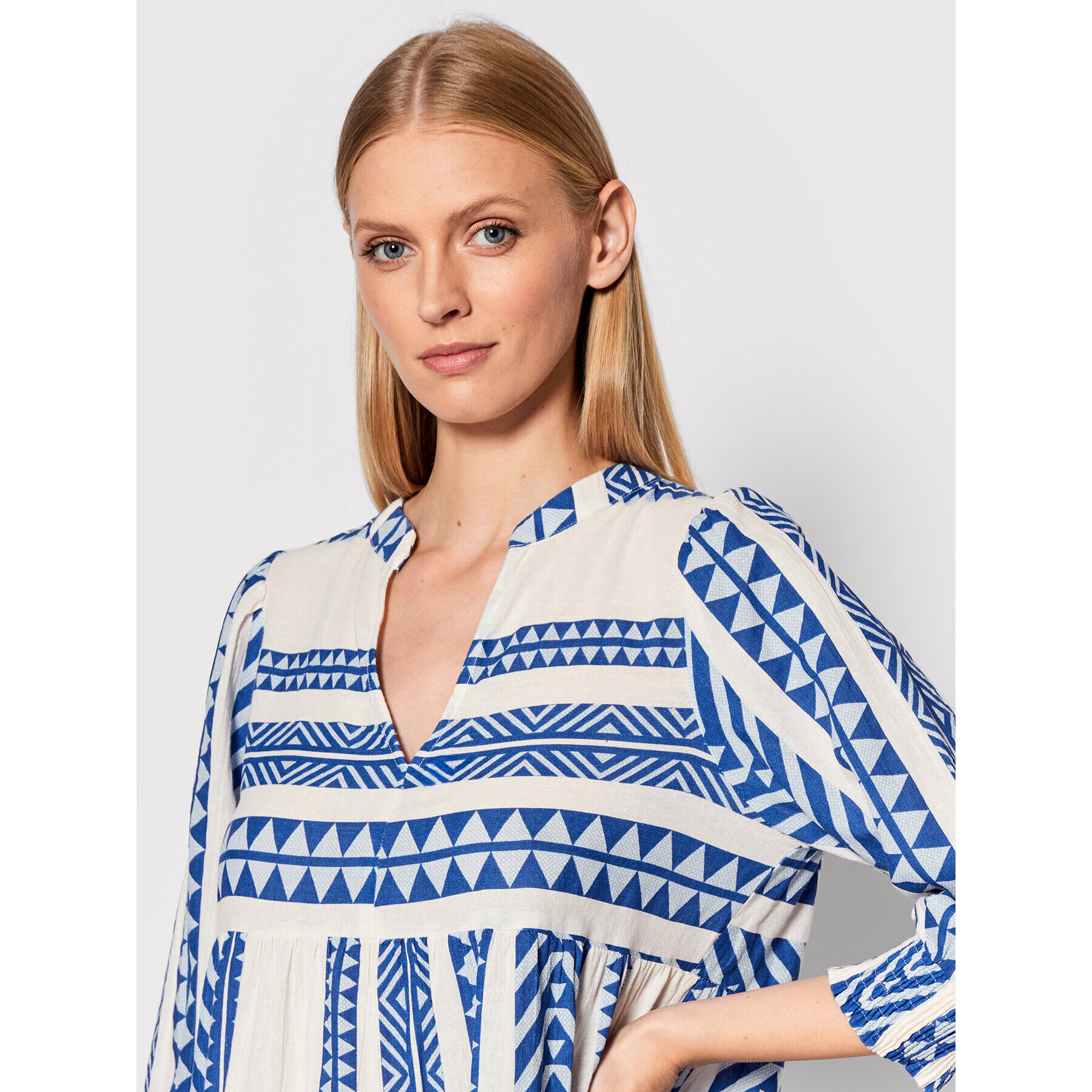 Vero Moda Ежедневна рокля Dicthe 10249617 Бежов Relaxed Fit - Pepit.bg