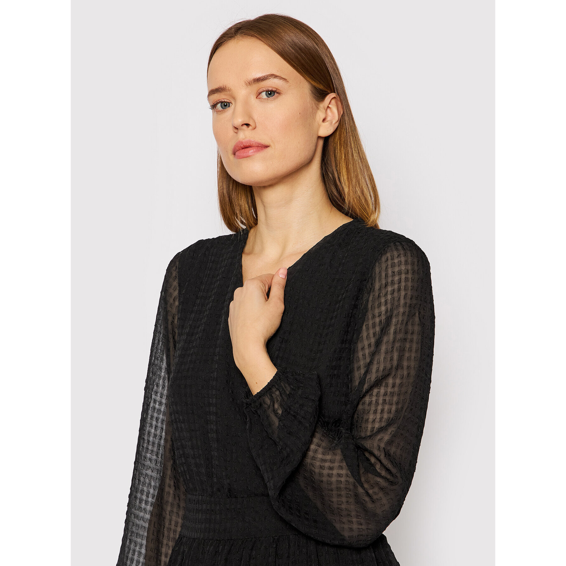 Vero Moda Ежедневна рокля Ea 10257901 Черен Regular Fit - Pepit.bg