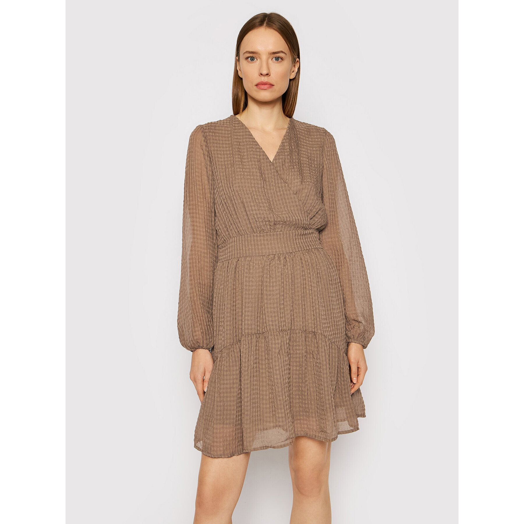 Vero Moda Ежедневна рокля Ea 10257901 Кафяв Regular Fit - Pepit.bg