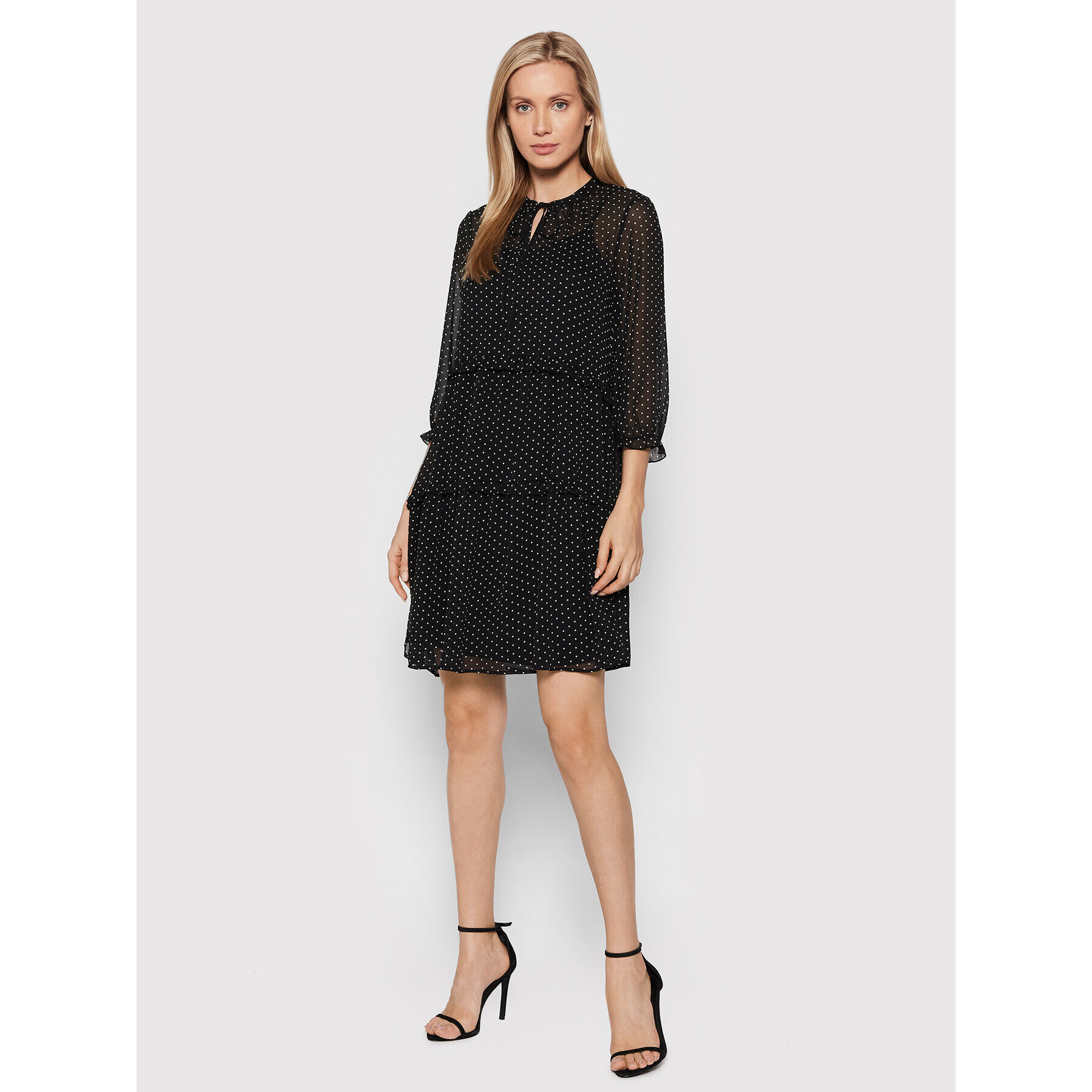 Vero Moda Ежедневна рокля Fie 10257825 Черен Regular Fit - Pepit.bg