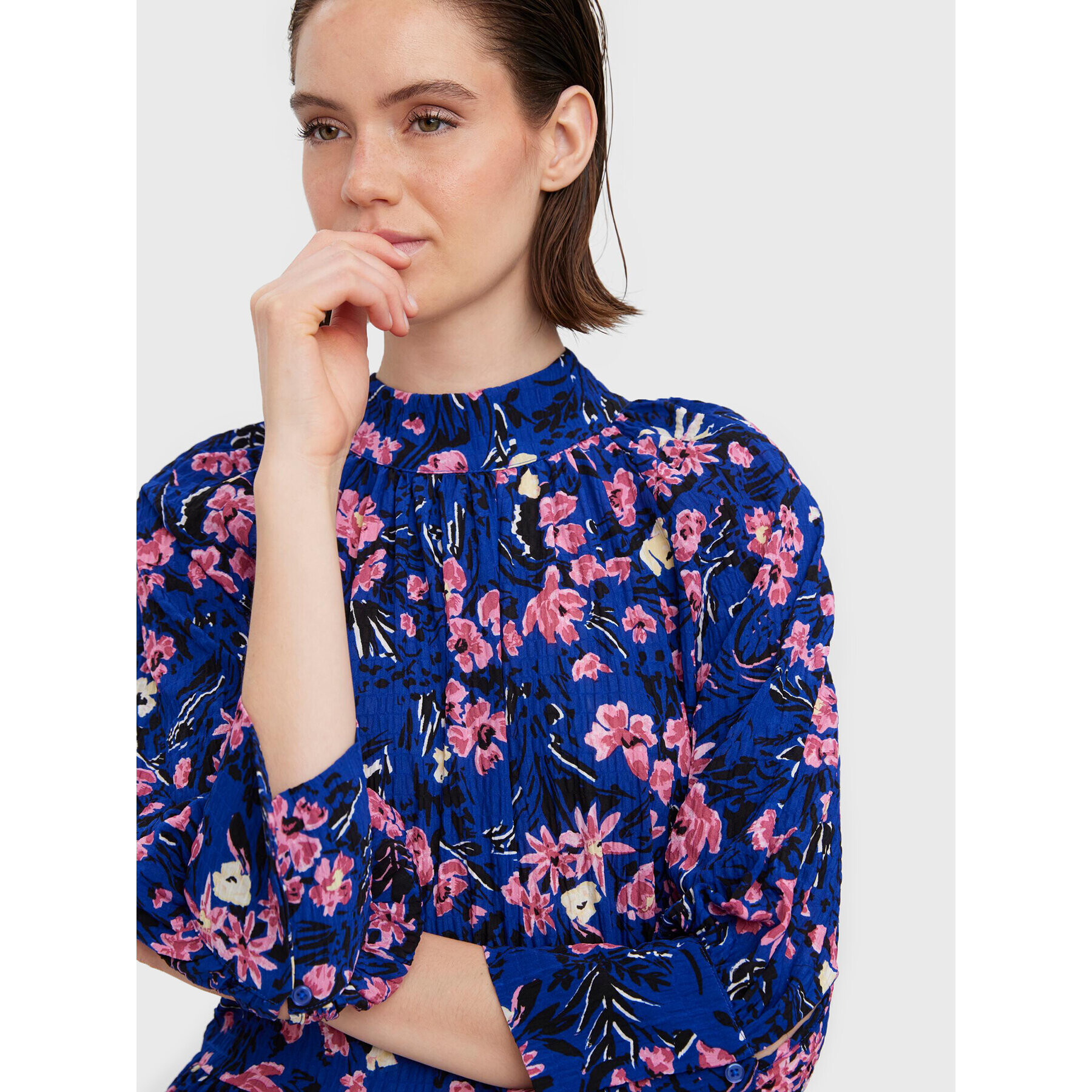 Vero Moda Ежедневна рокля Gunna 10273234 Тъмносин Regular Fit - Pepit.bg