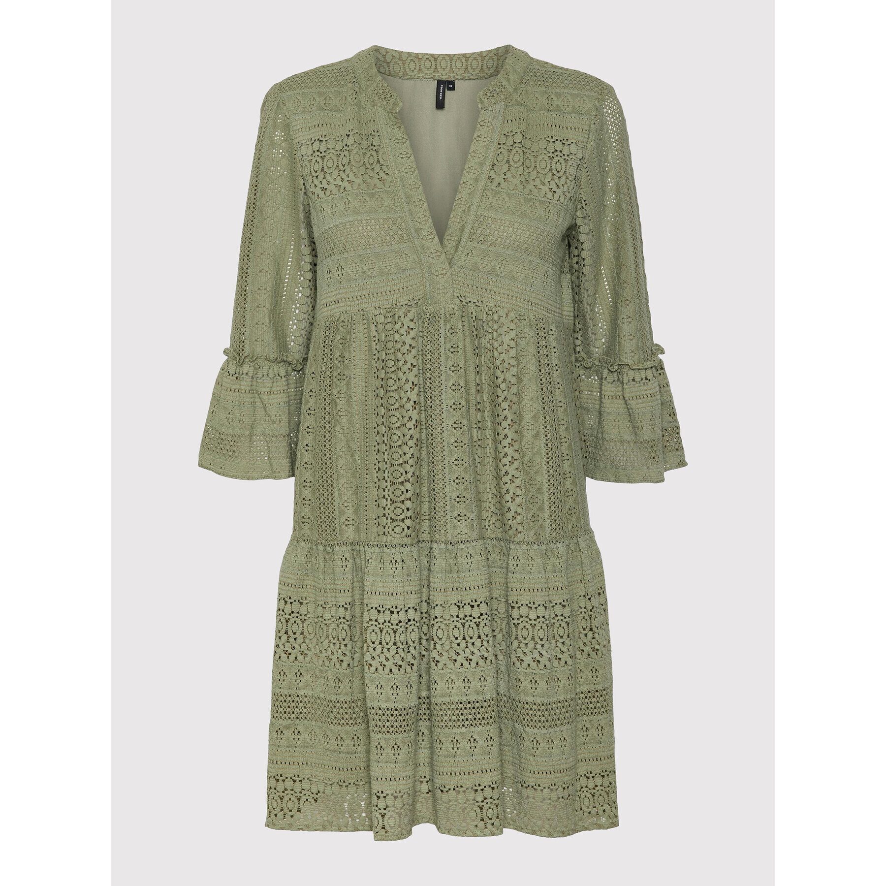 Vero Moda Ежедневна рокля Honey 10272501 Зелен Regular Fit - Pepit.bg