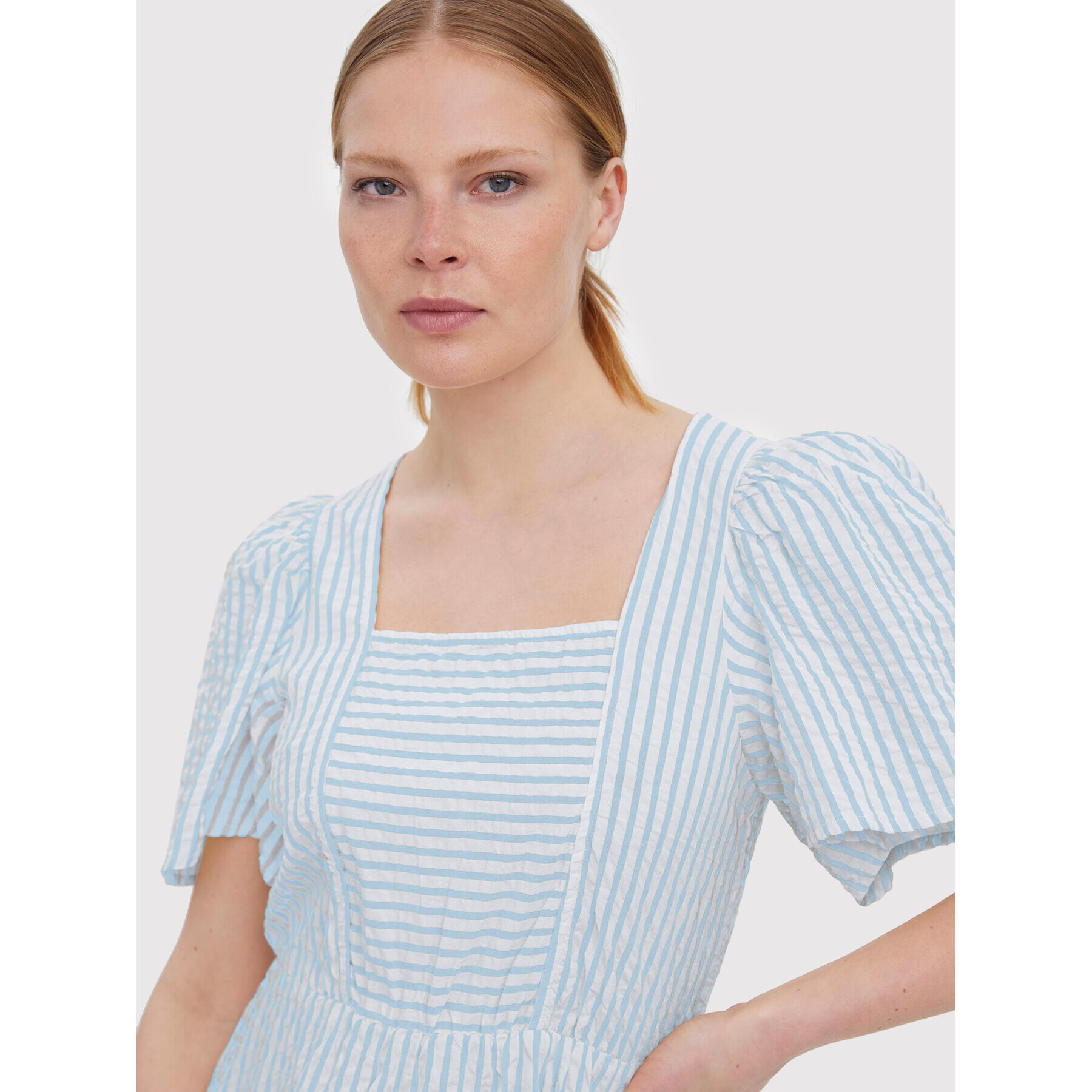 Vero Moda Ежедневна рокля Juno 10260798 Син Regular Fit - Pepit.bg