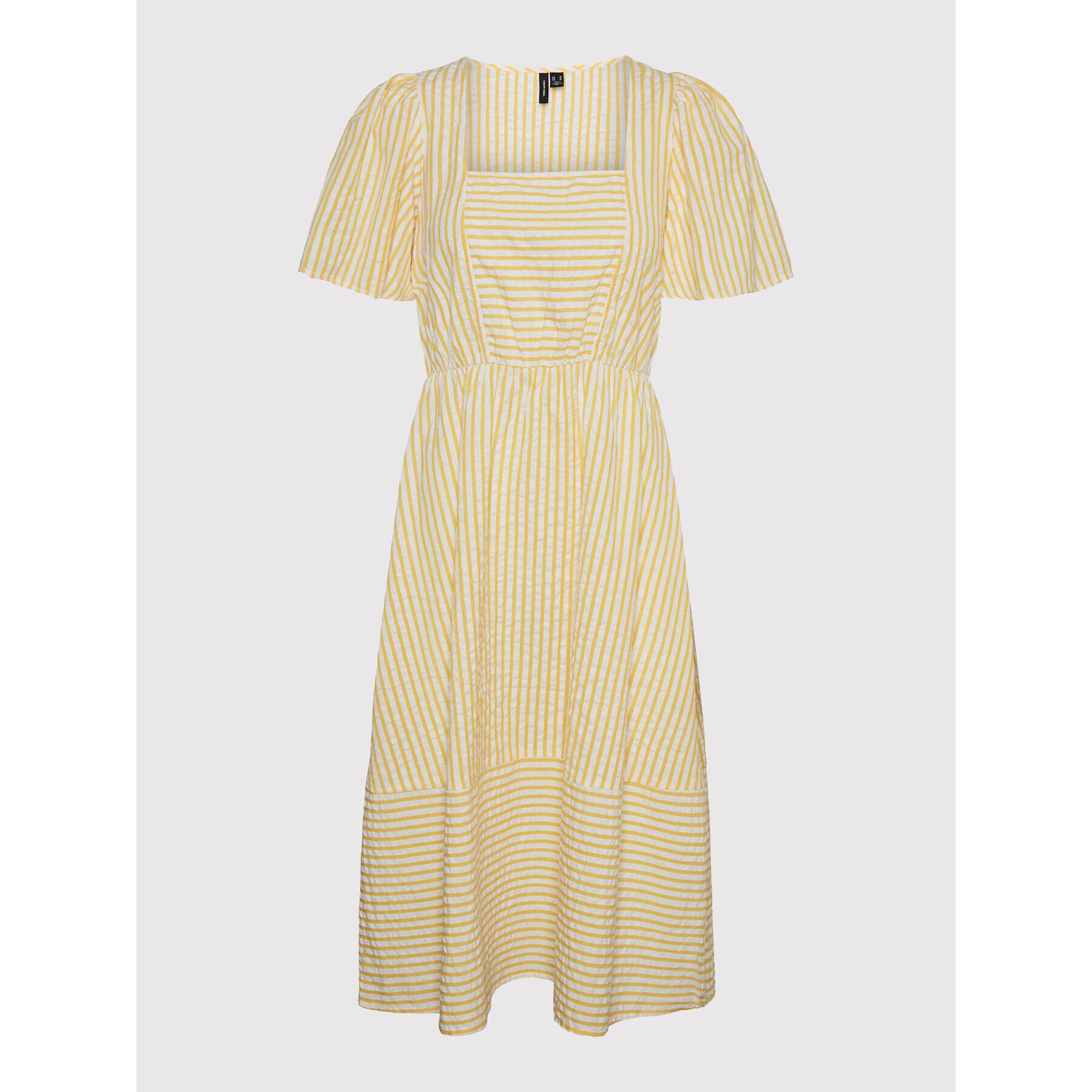 Vero Moda Ежедневна рокля Juno 10260798 Жълт Regular Fit - Pepit.bg