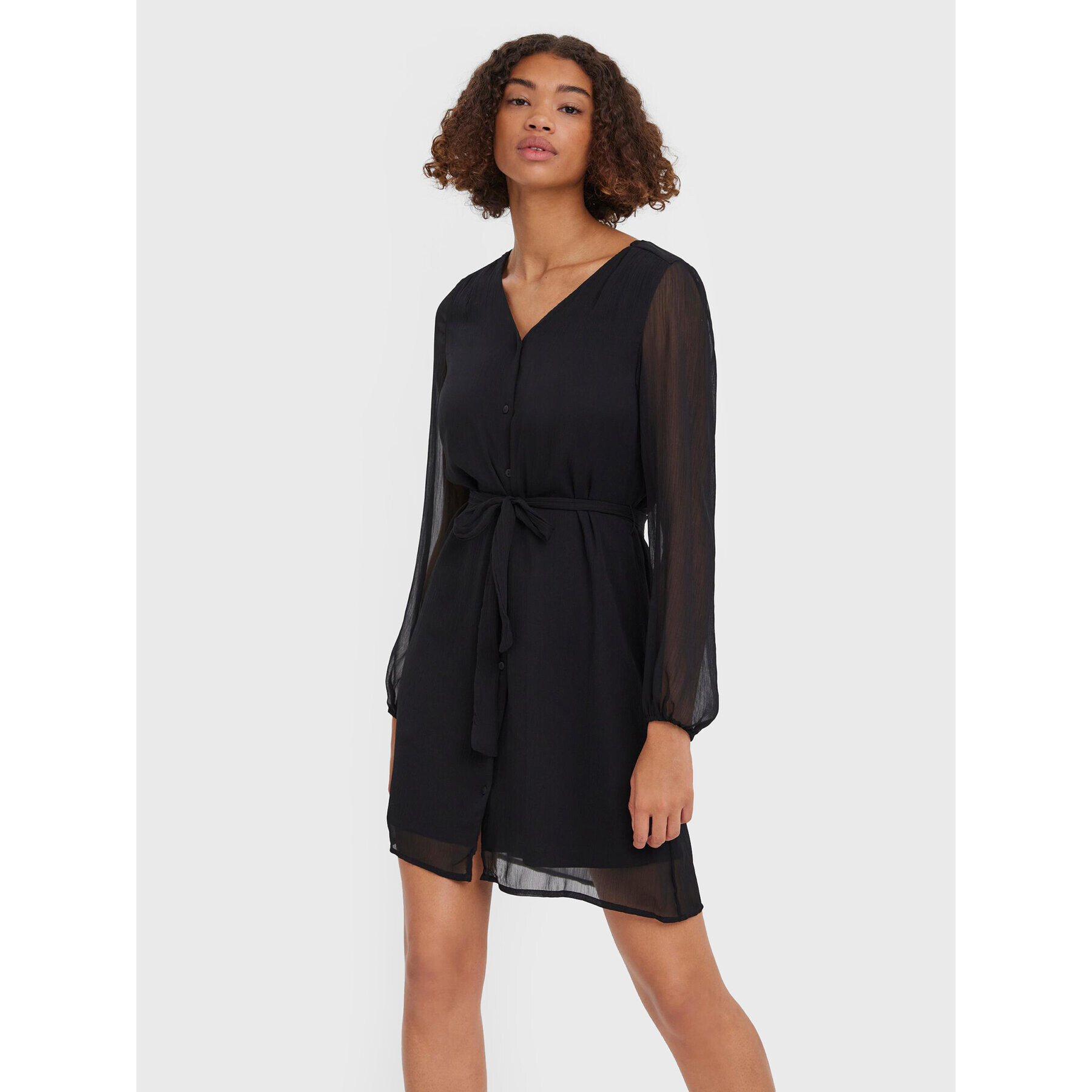Vero Moda Ежедневна рокля Kaya 10279443 Черен Regular Fit - Pepit.bg