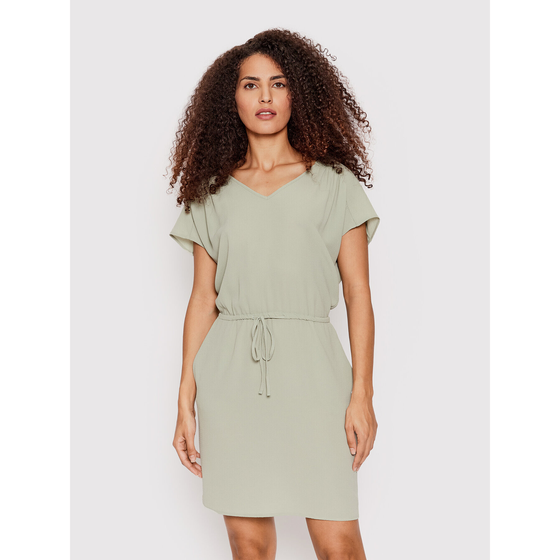 Vero Moda Ежедневна рокля Sallini 10266793 Зелен Regular Fit - Pepit.bg