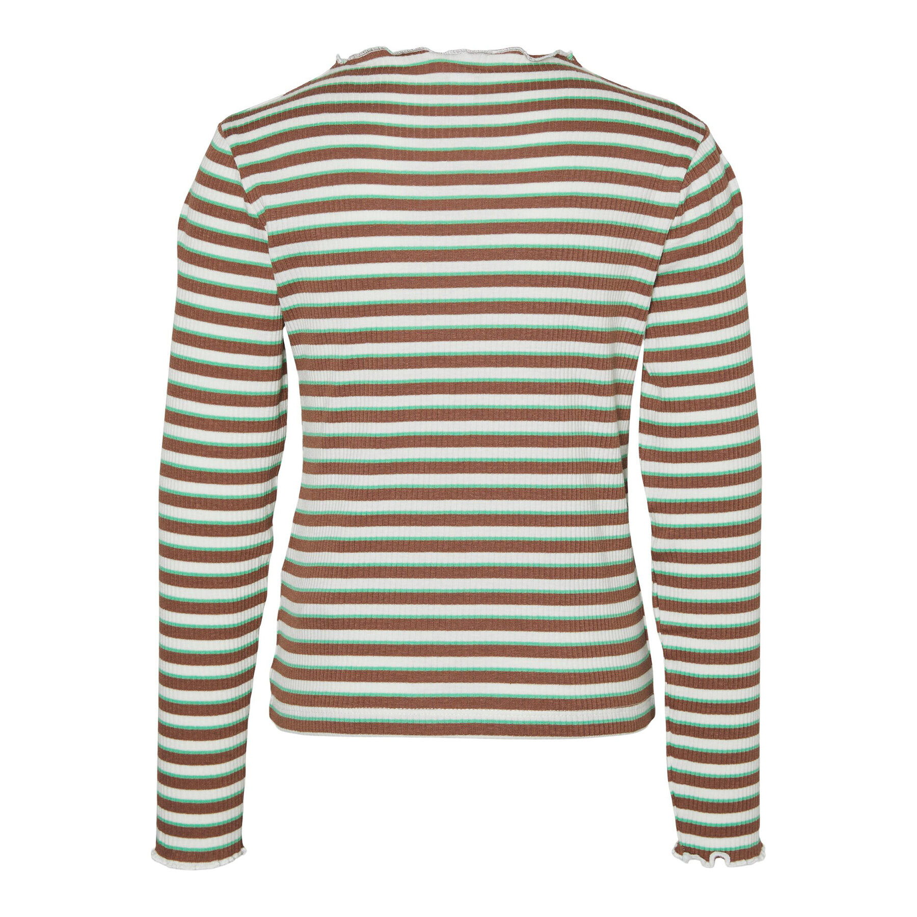 Vero Moda Girl Блуза Vio 10272947 Кафяв Regular Fit - Pepit.bg