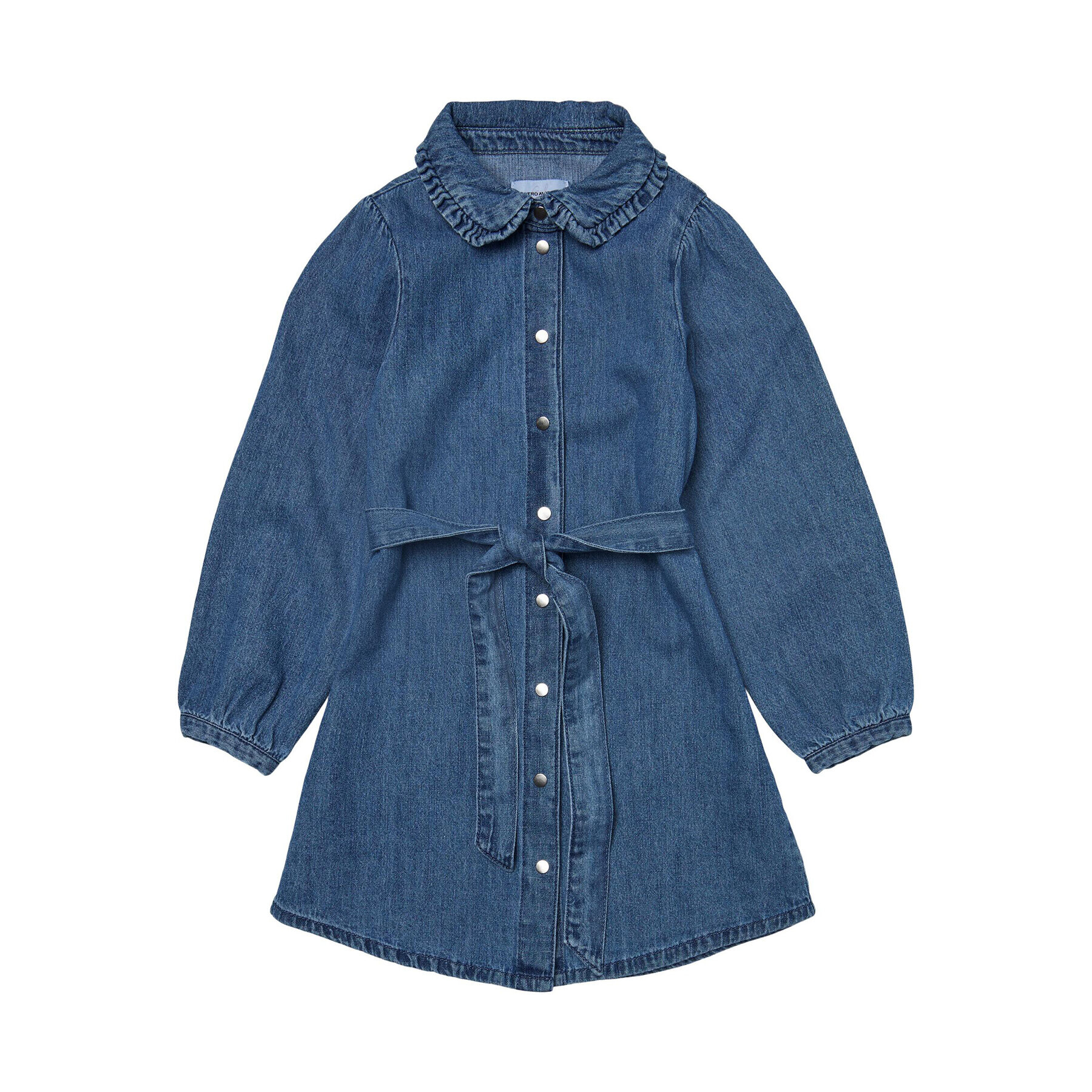 Vero Moda Girl Дънкова рокля 10279672 Син Regular Fit - Pepit.bg