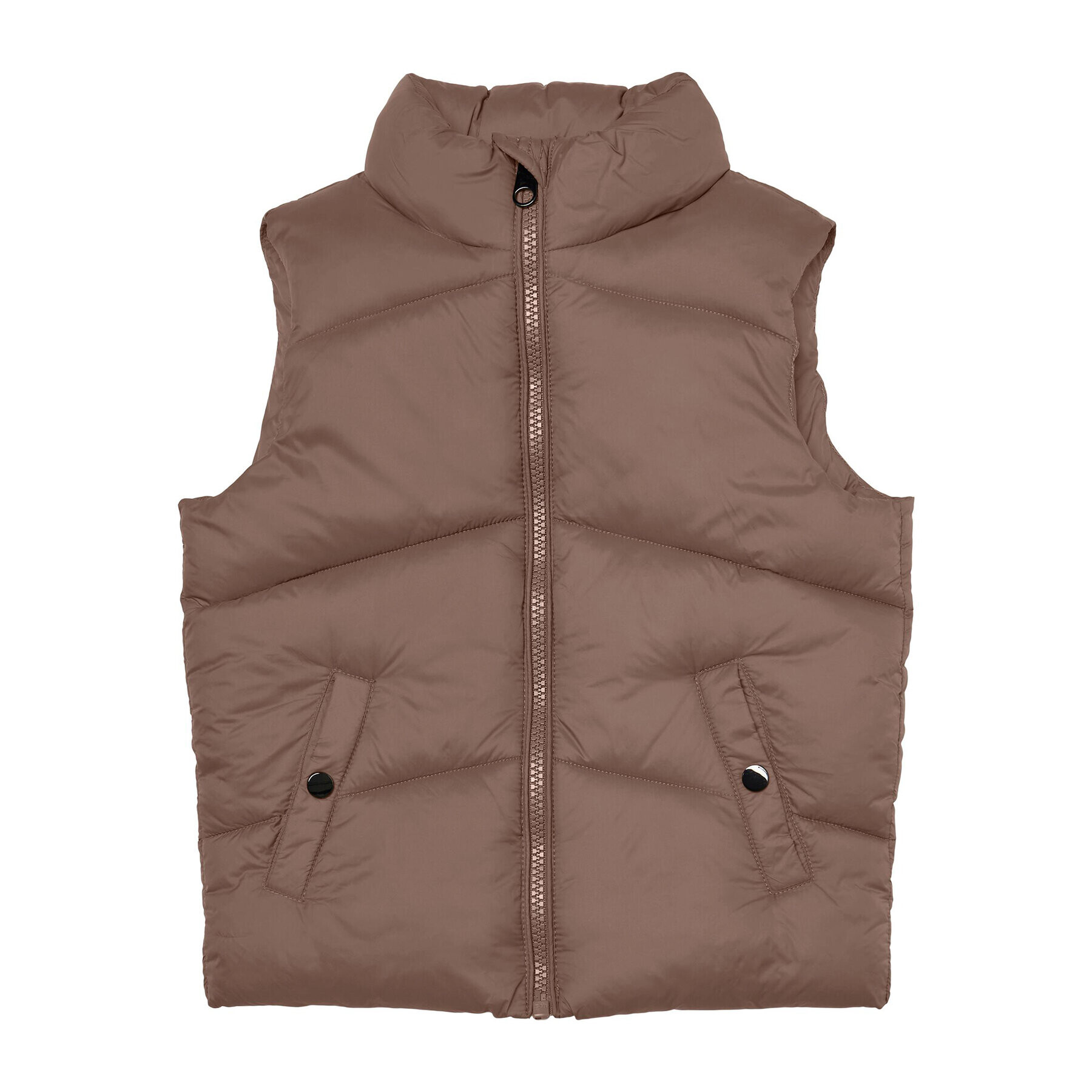 Vero Moda Girl Елек 10278929 Кафяв Regular Fit - Pepit.bg