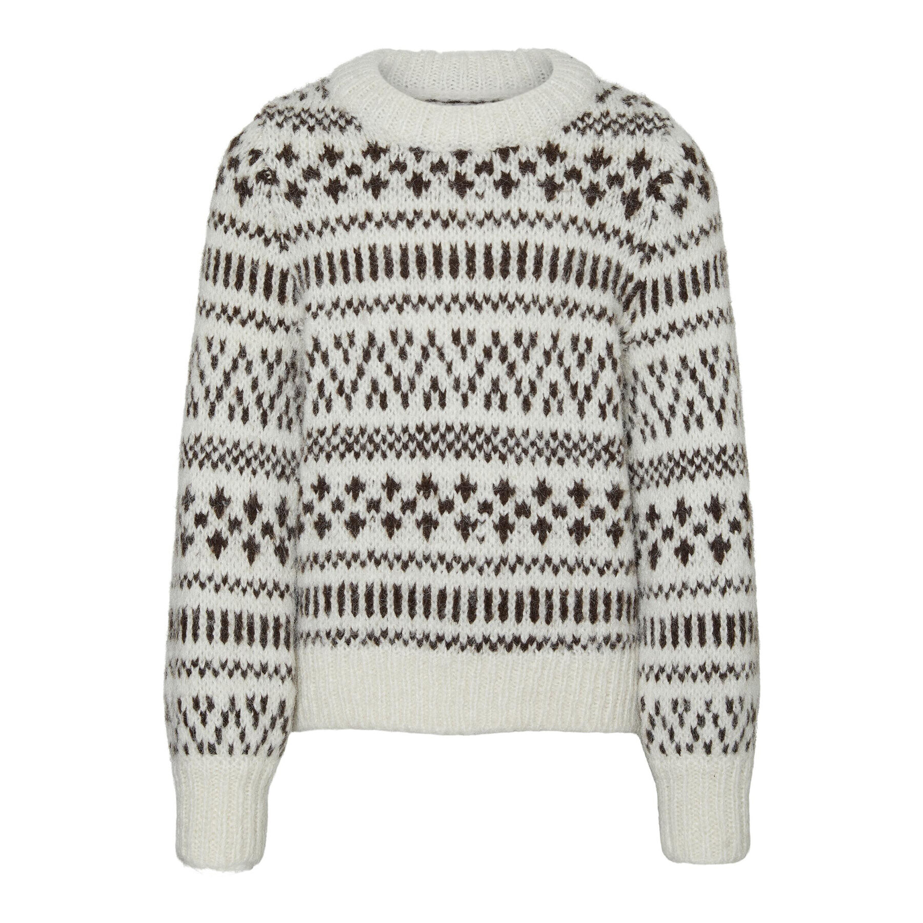 Vero Moda Girl Пуловер Kaira 10271981 Бежов Regular Fit - Pepit.bg