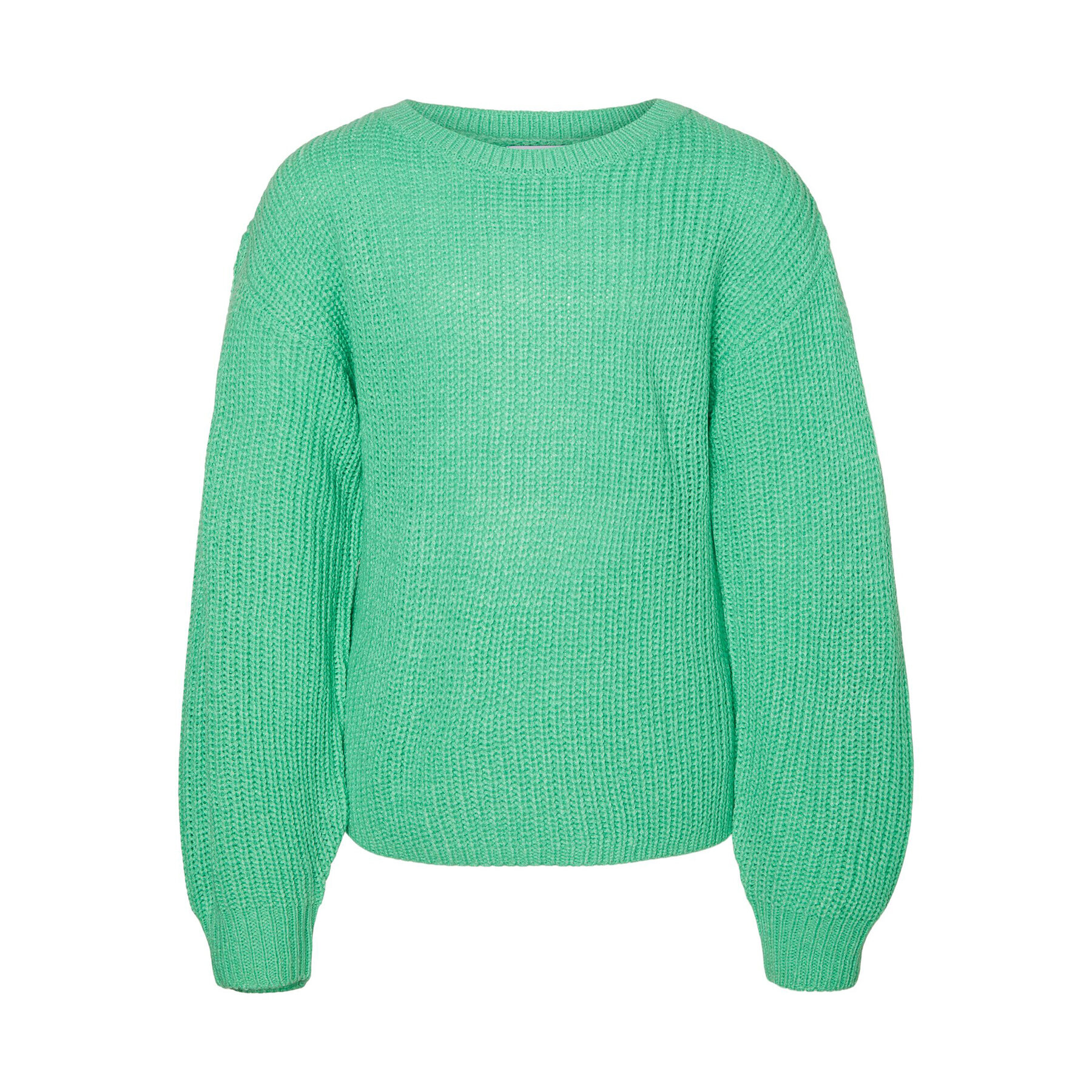 Vero Moda Girl Пуловер Sayla 10272974 Зелен Regular Fit - Pepit.bg