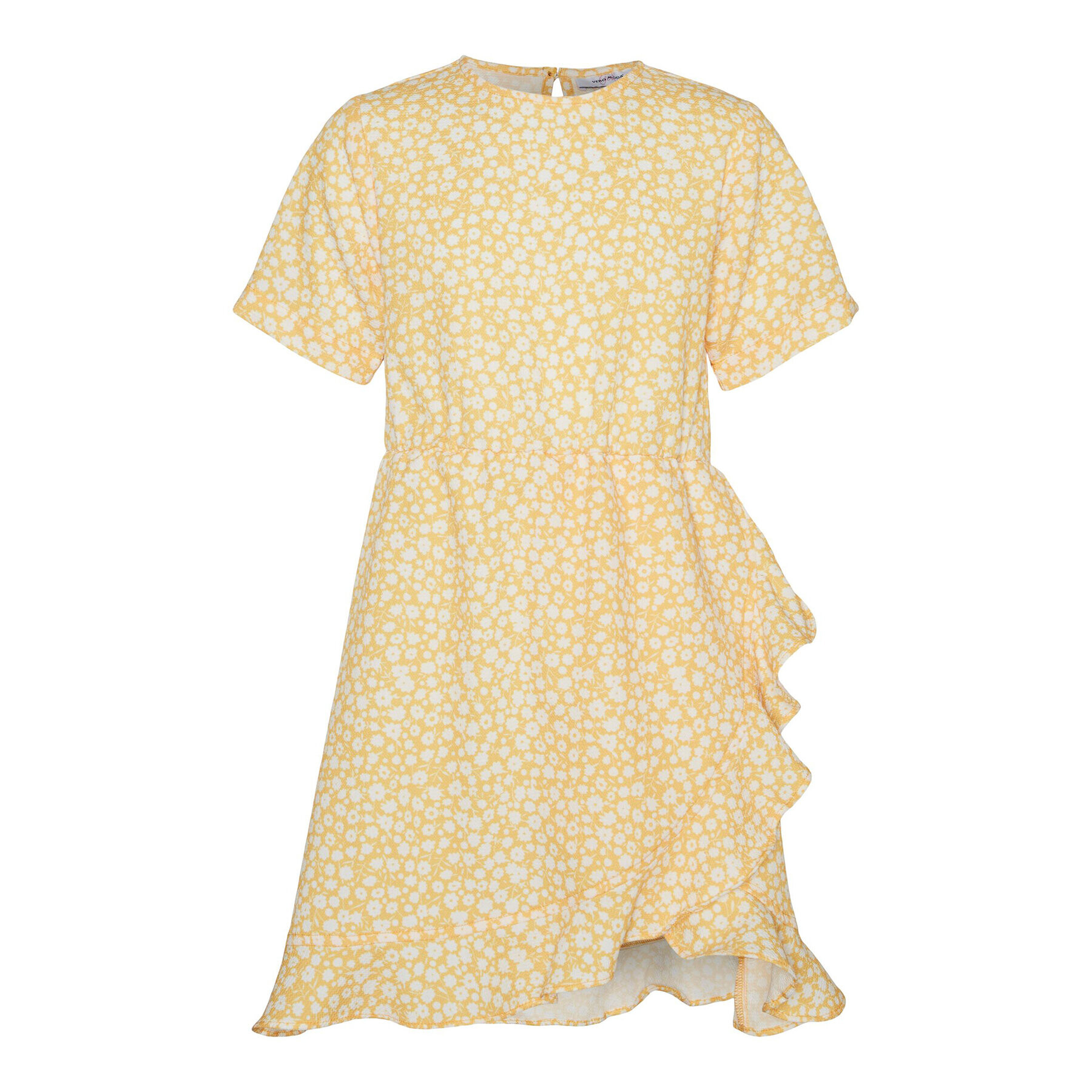 Vero Moda Girl Рокля 10287397 Жълт Regular Fit - Pepit.bg