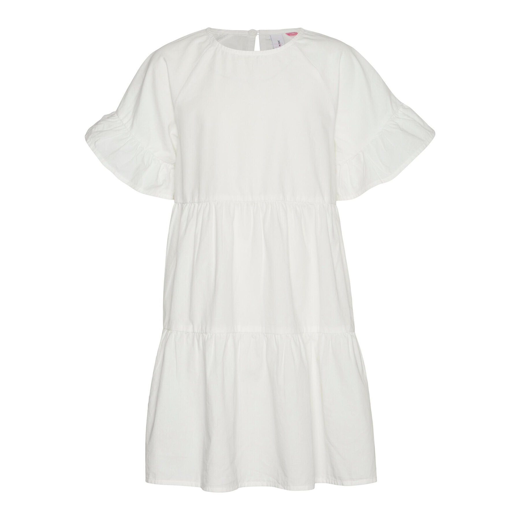 Vero Moda Girl Рокля 10287423 Бял Regular Fit - Pepit.bg
