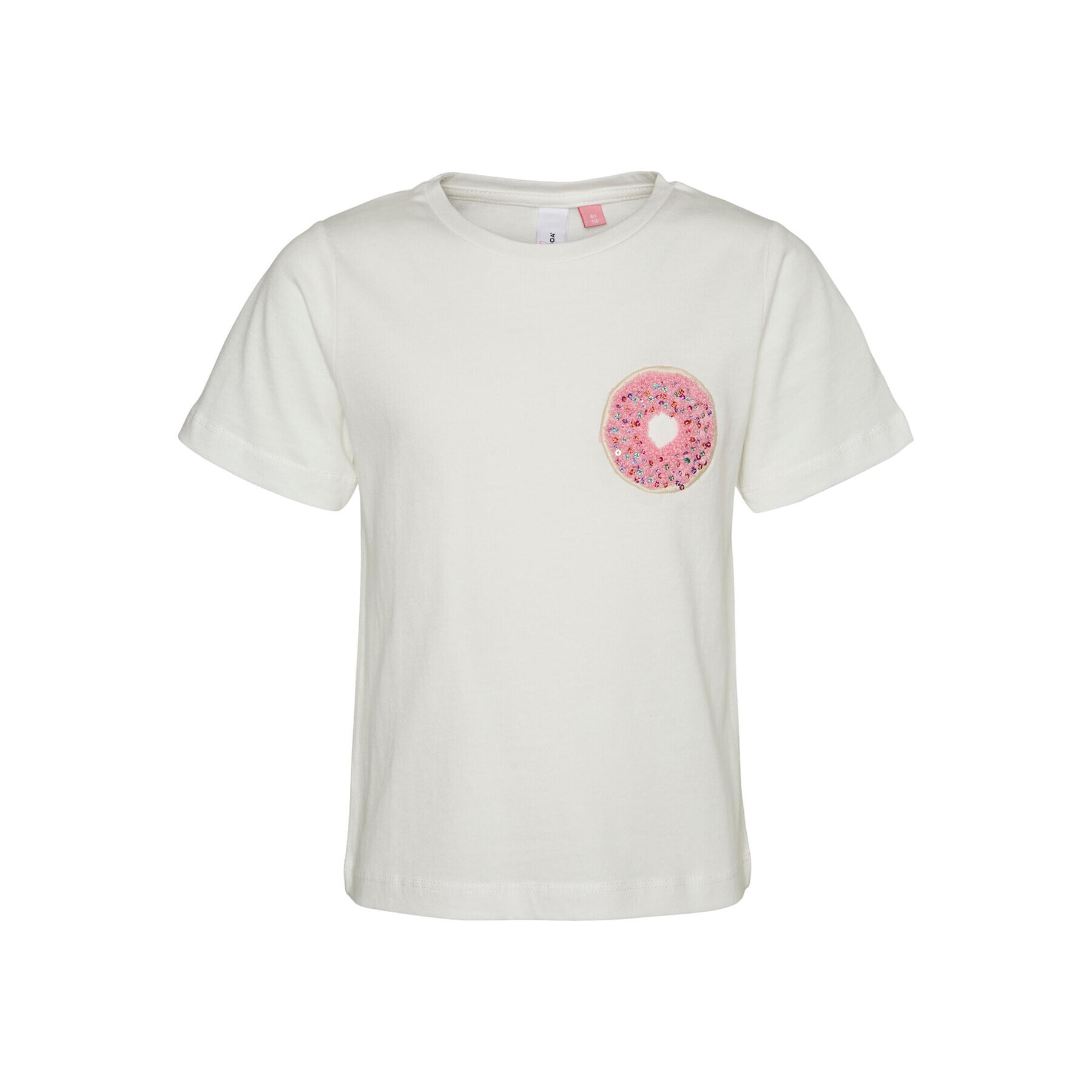 Vero Moda Girl Тишърт 10285292 Бял Regular Fit - Pepit.bg