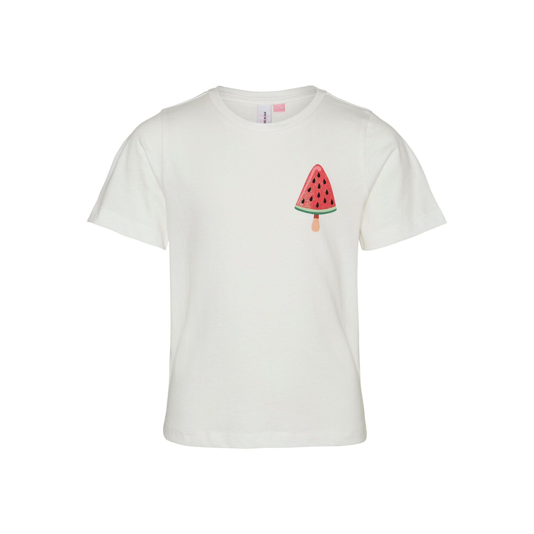 Vero Moda Girl Тишърт 10292896 Бял Regular Fit - Pepit.bg