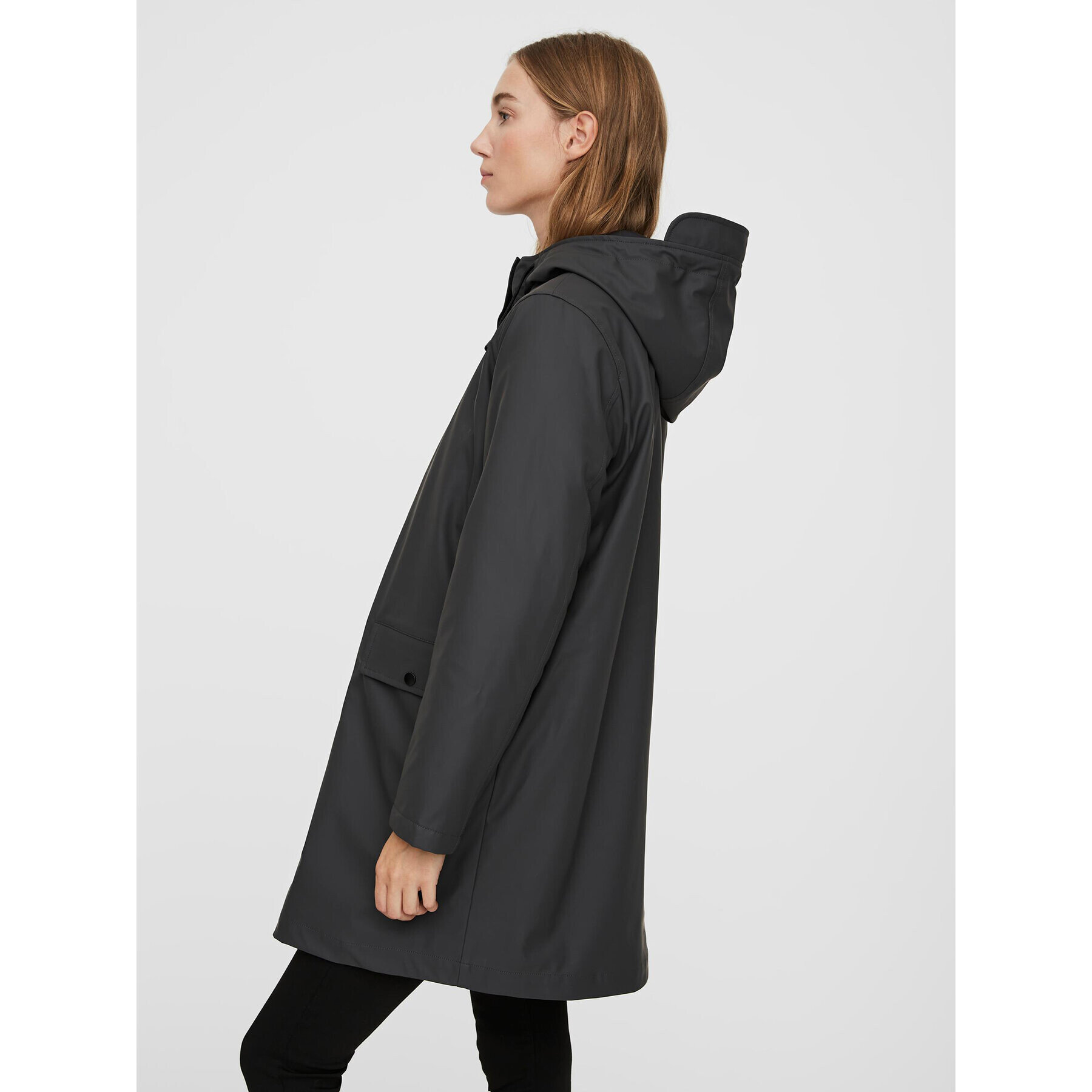 Vero Moda Яке за дъжд 10249634 Сив Regular Fit - Pepit.bg