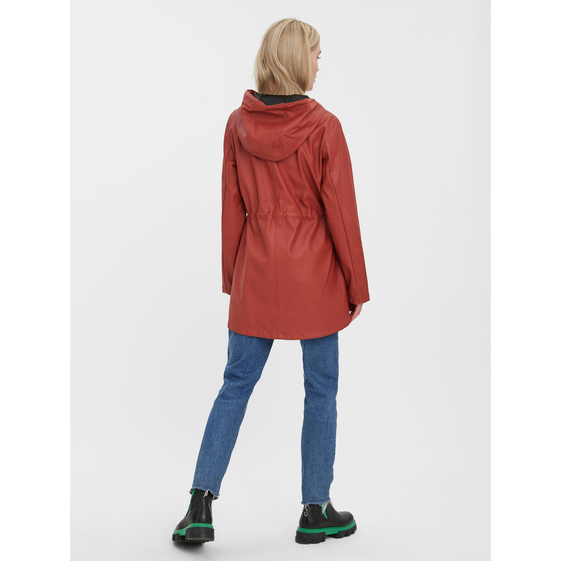 Vero Moda Яке за дъжд Malou 10266982 Червен Regular Fit - Pepit.bg